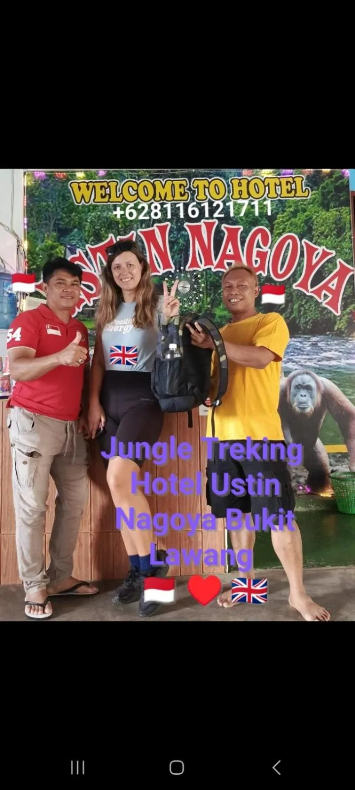 Ustin Nagoya Bukit Lawang Orangutan Trekking & transport only book with us