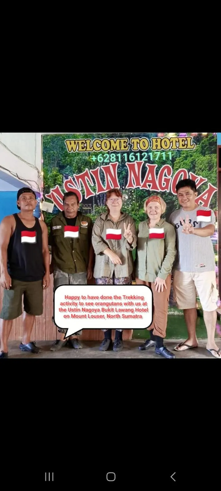 Ustin Nagoya Bukit Lawang Orangutan Trekking & transport only book with us