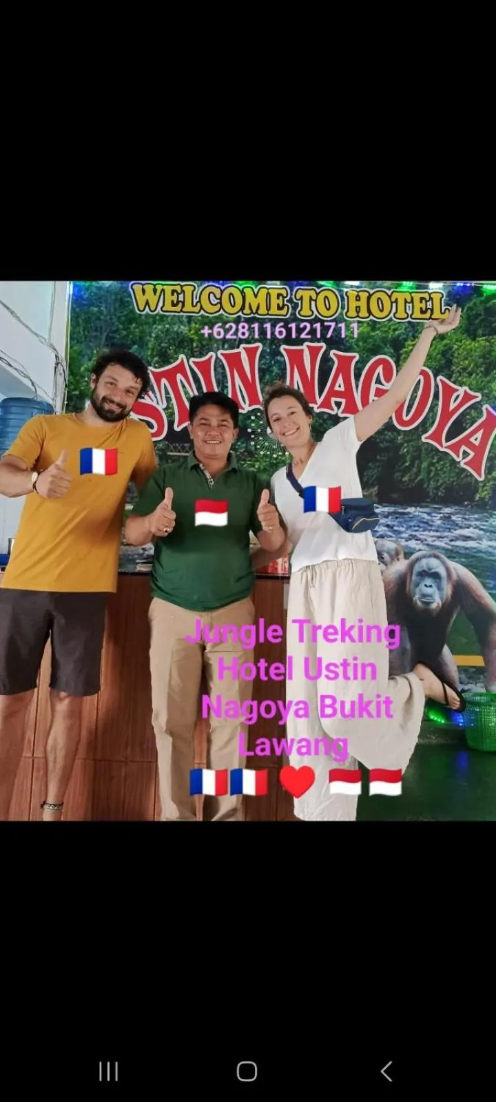 Ustin Nagoya Bukit Lawang Orangutan Trekking & transport only book with us