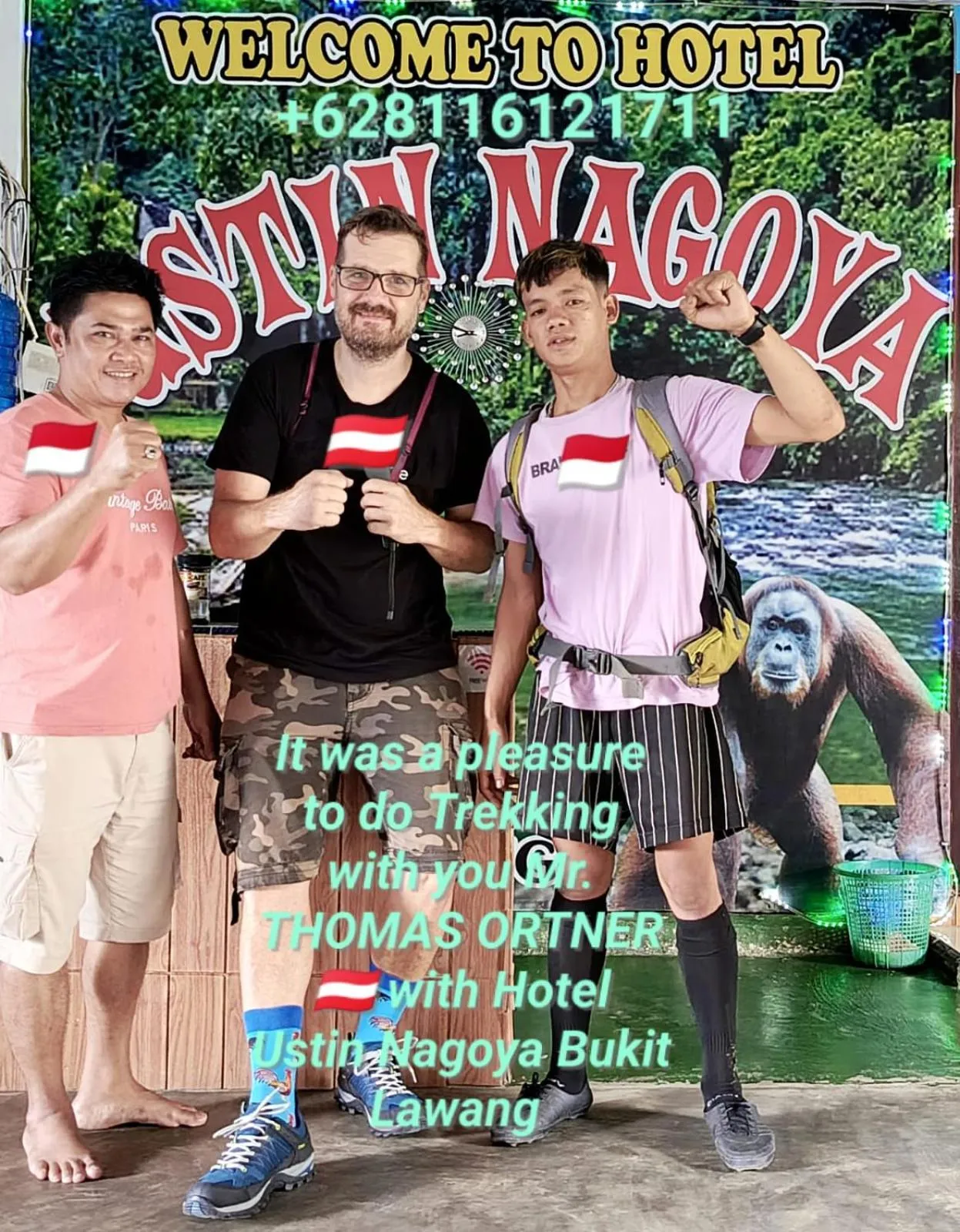 Ustin Nagoya Bukit Lawang Orangutan Trekking & transport only book with us