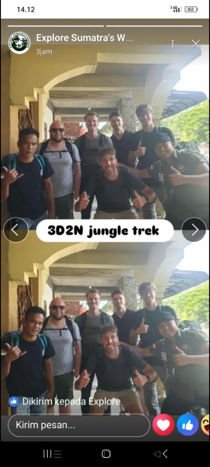 Ustin Nagoya Bukit Lawang Orangutan Trekking & transport only book with us