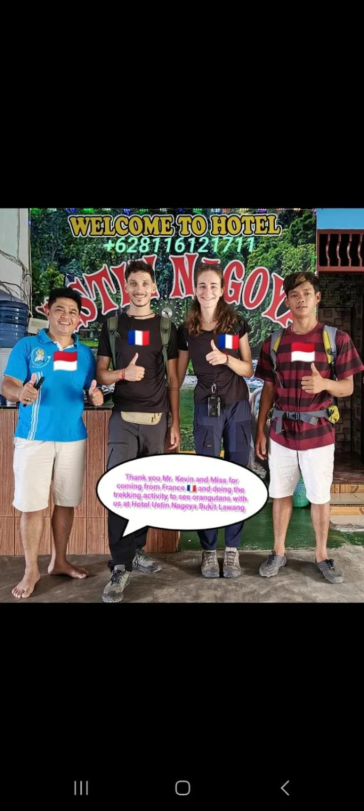 Ustin Nagoya Bukit Lawang Orangutan Trekking & transport only book with us