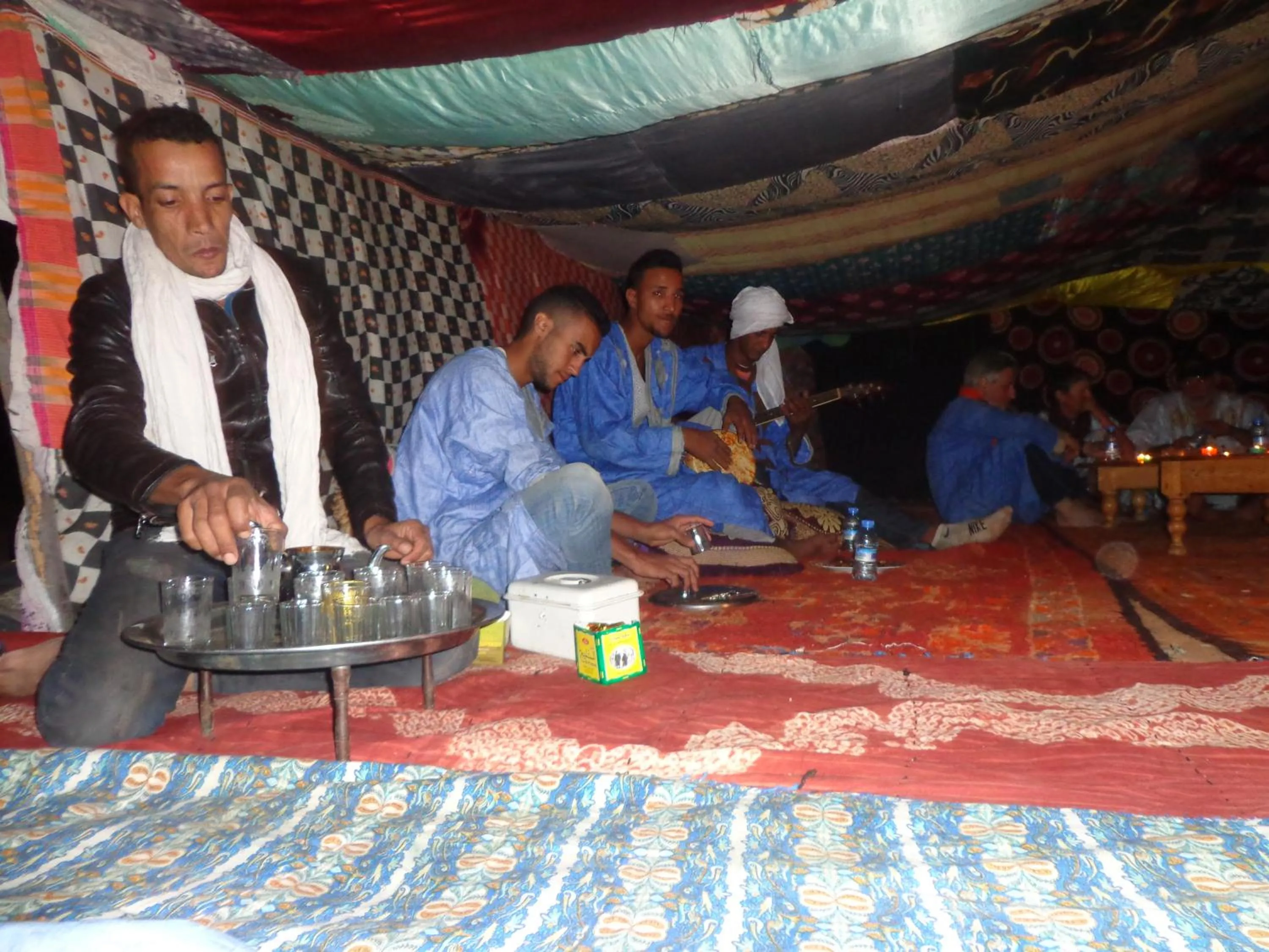 group of guests in Auberge Aain Nakhla