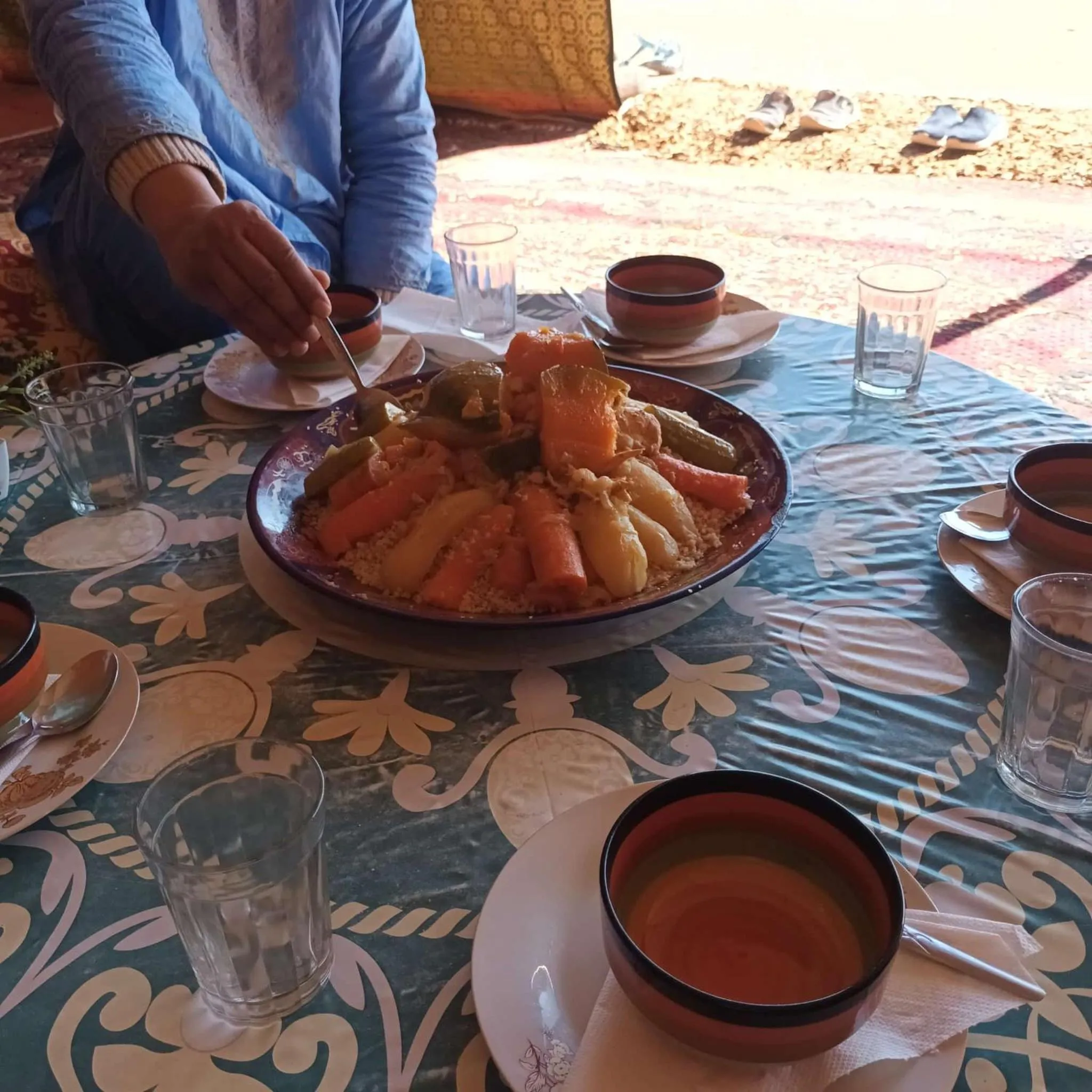 BBQ facilities in Auberge Aain Nakhla