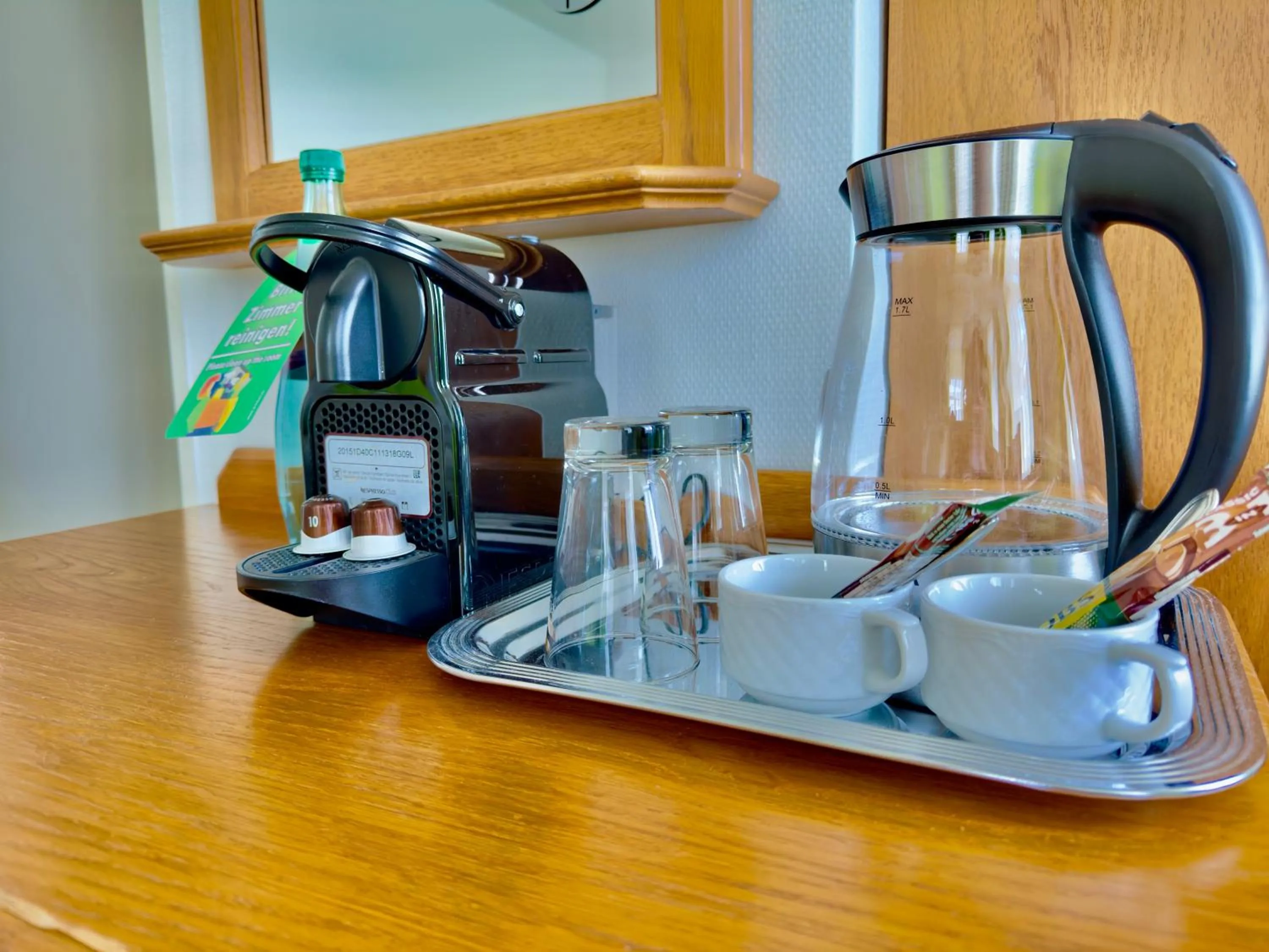 Coffee/tea facilities in Parkhotel Forsthaus