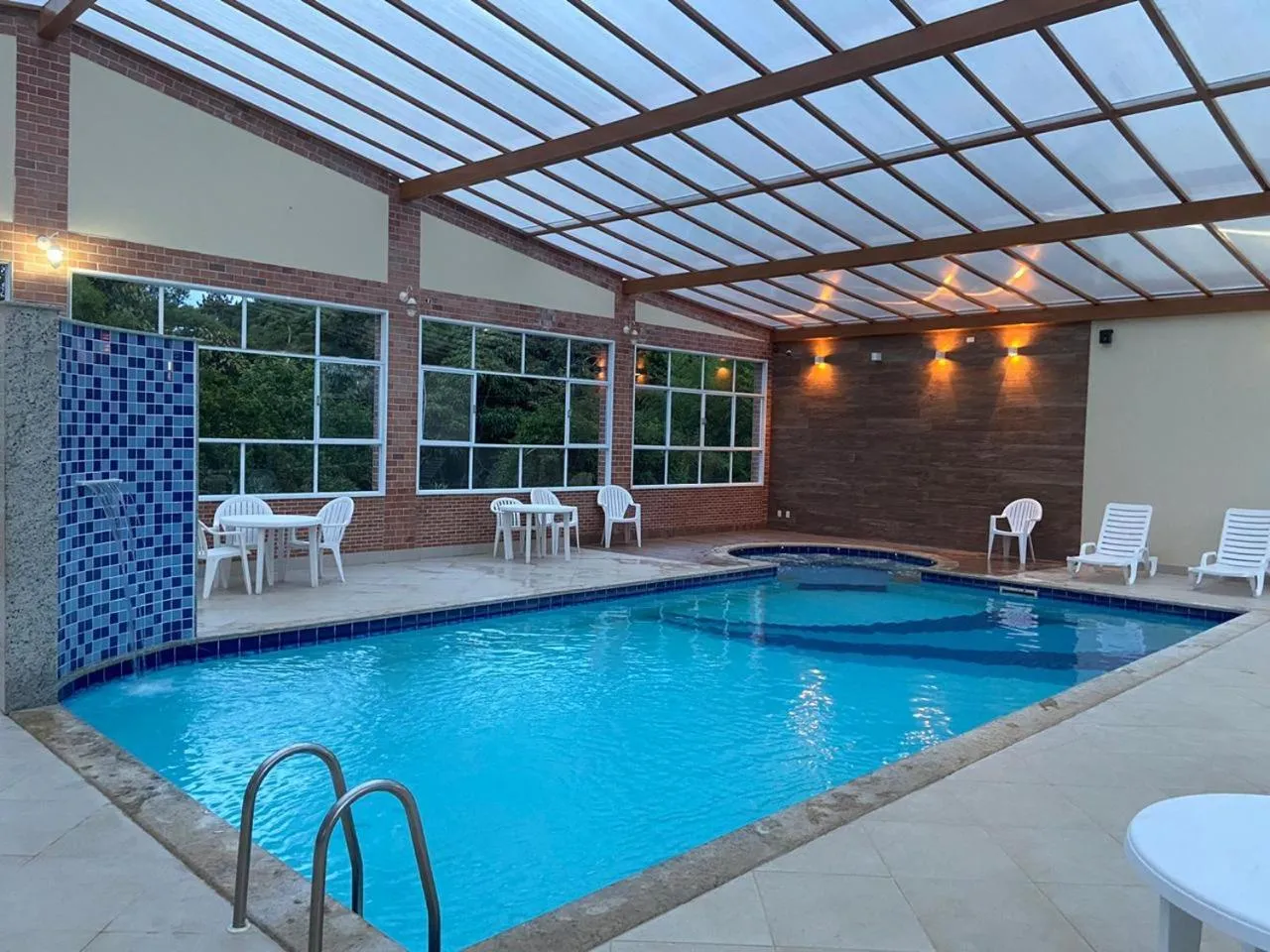 Swimming pool in Pousada Lusitânia
