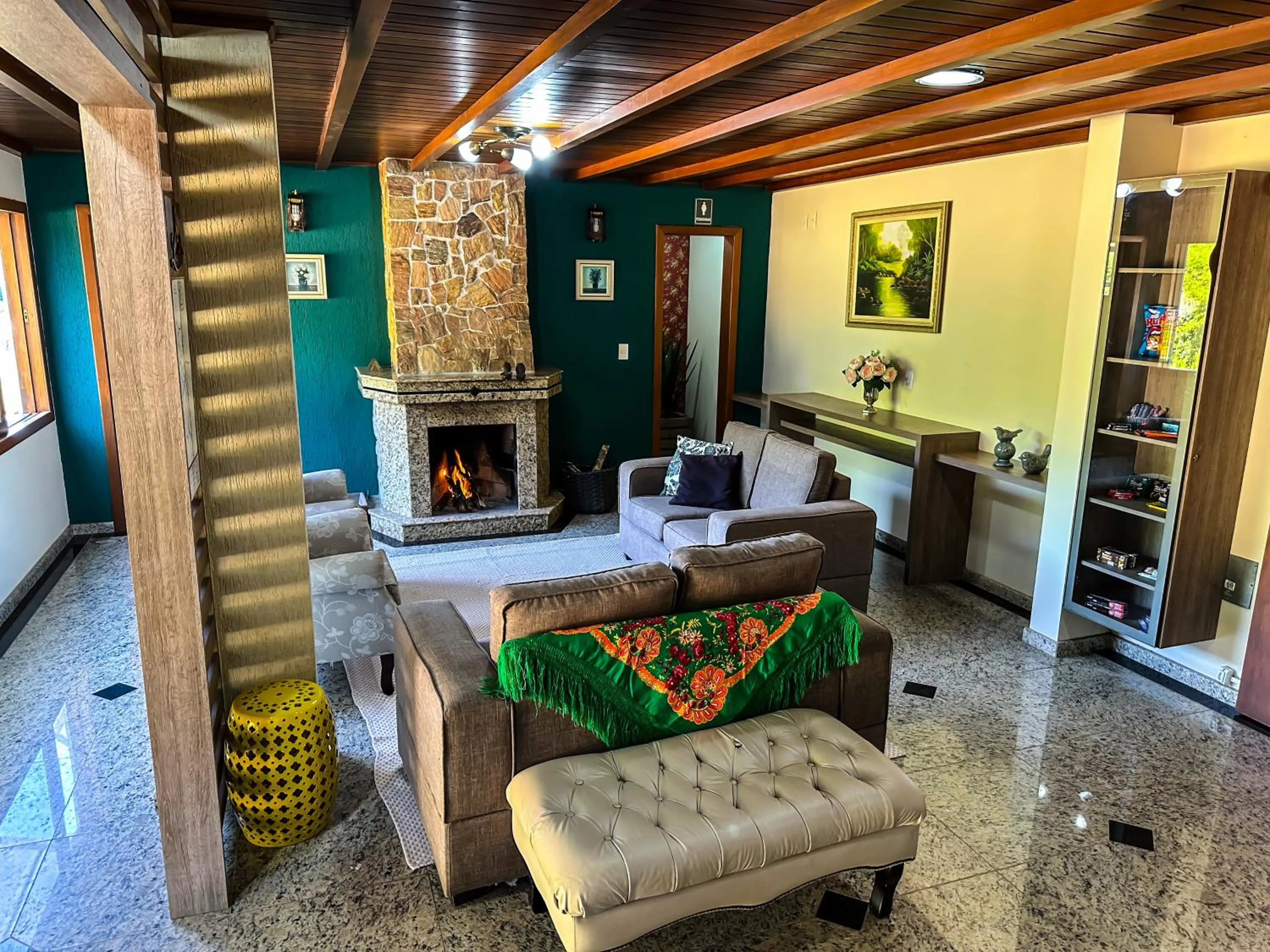 Lobby or reception in Pousada Lusitânia
