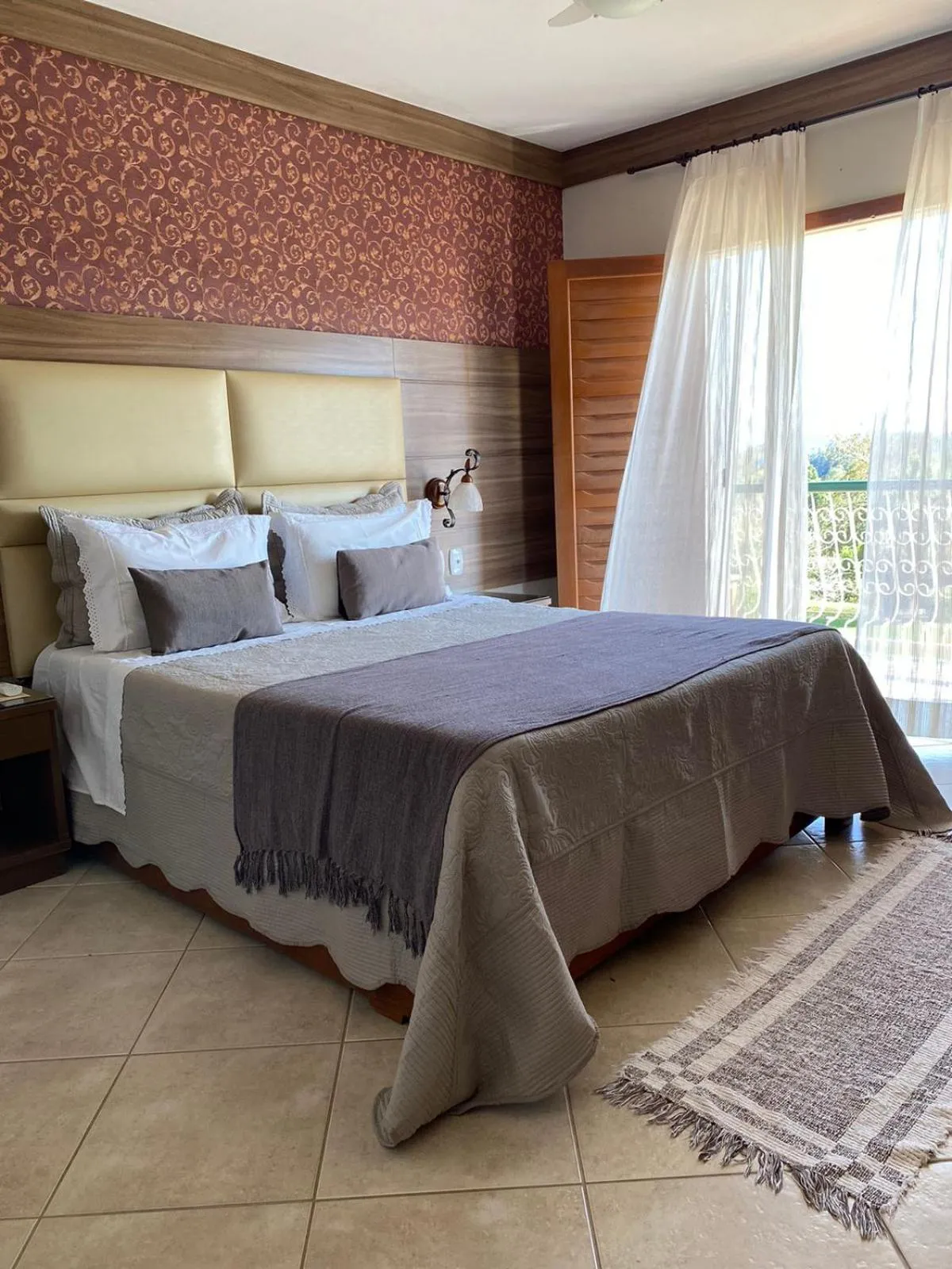 Bed in Pousada Lusitânia