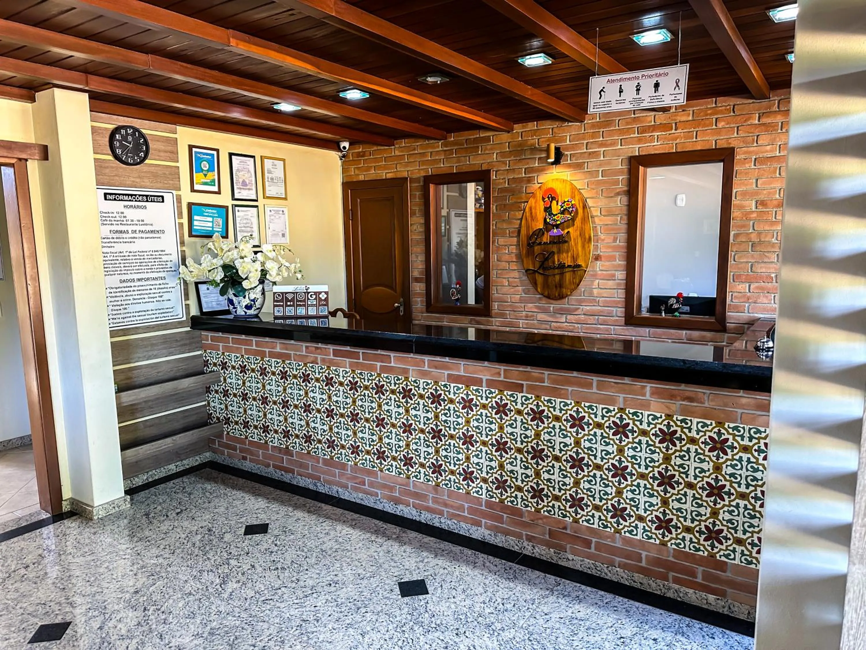 Lobby or reception in Pousada Lusitânia