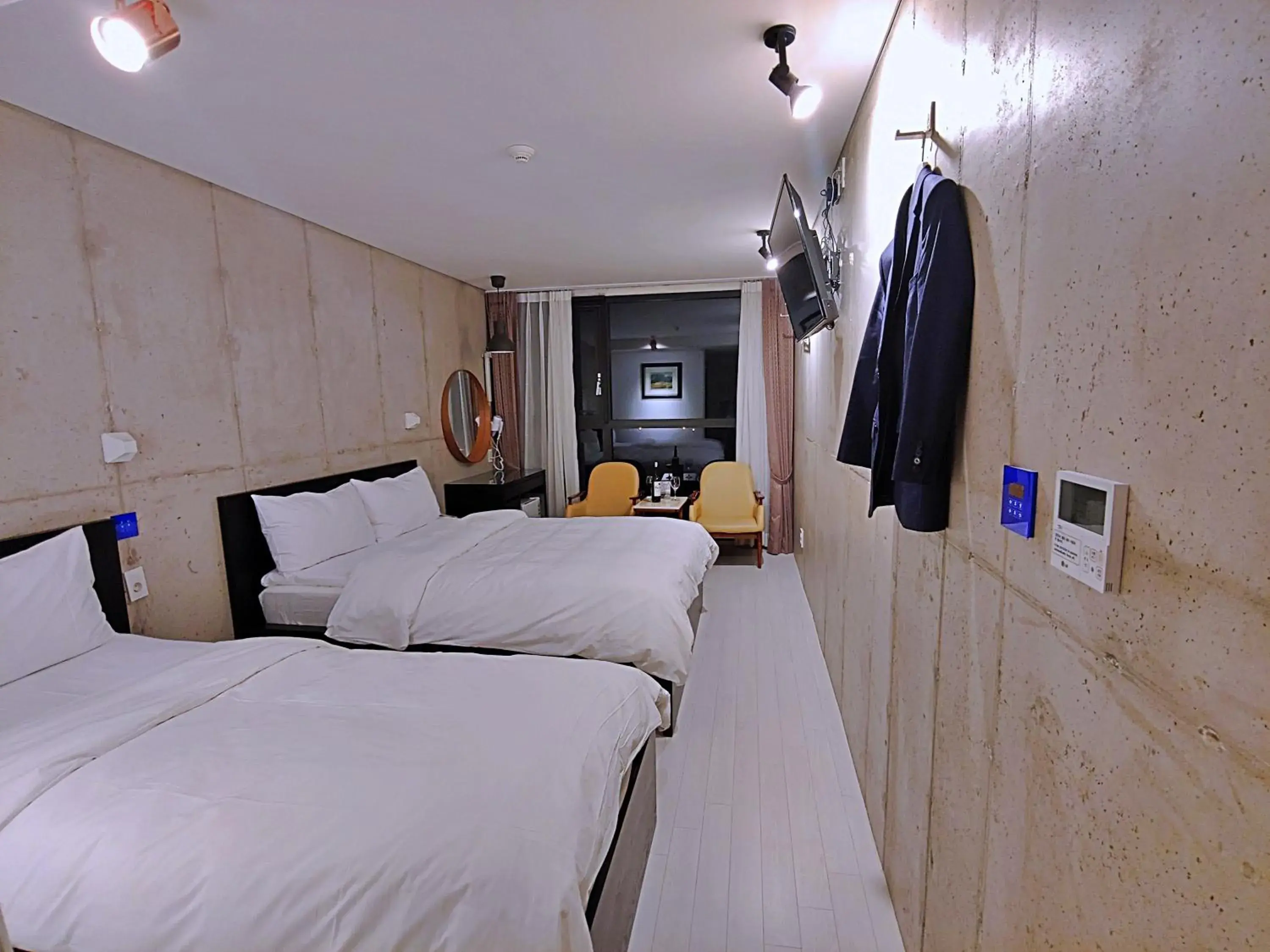 Photo of the whole room, Bed in Hotel Stay Interview Jeju Photo of the whole room, Bed in Hotel Stay Interview Jeju