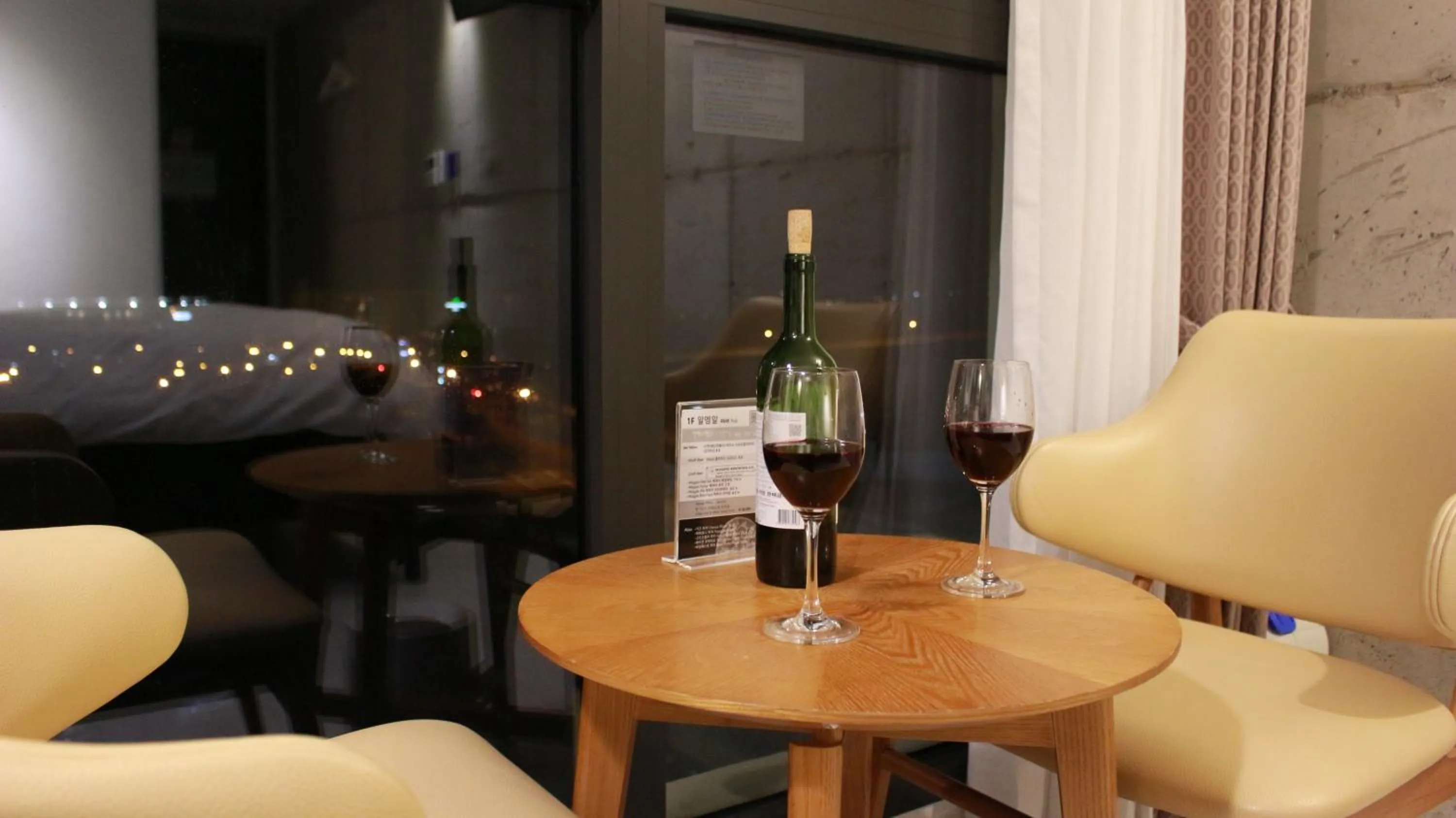 Alcoholic drinks in Hotel Stay Interview Jeju