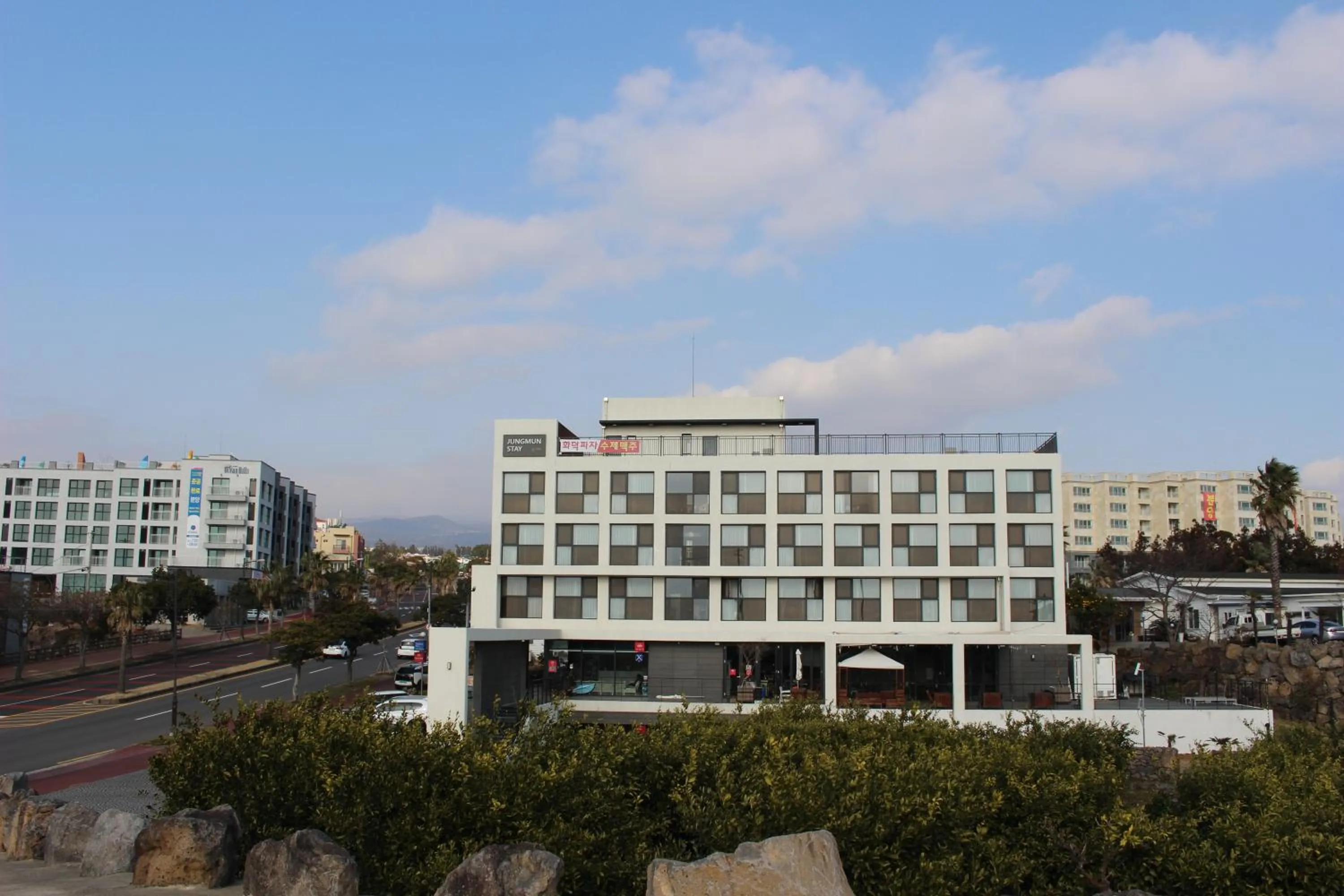 Property building in Hotel Stay Interview Jeju