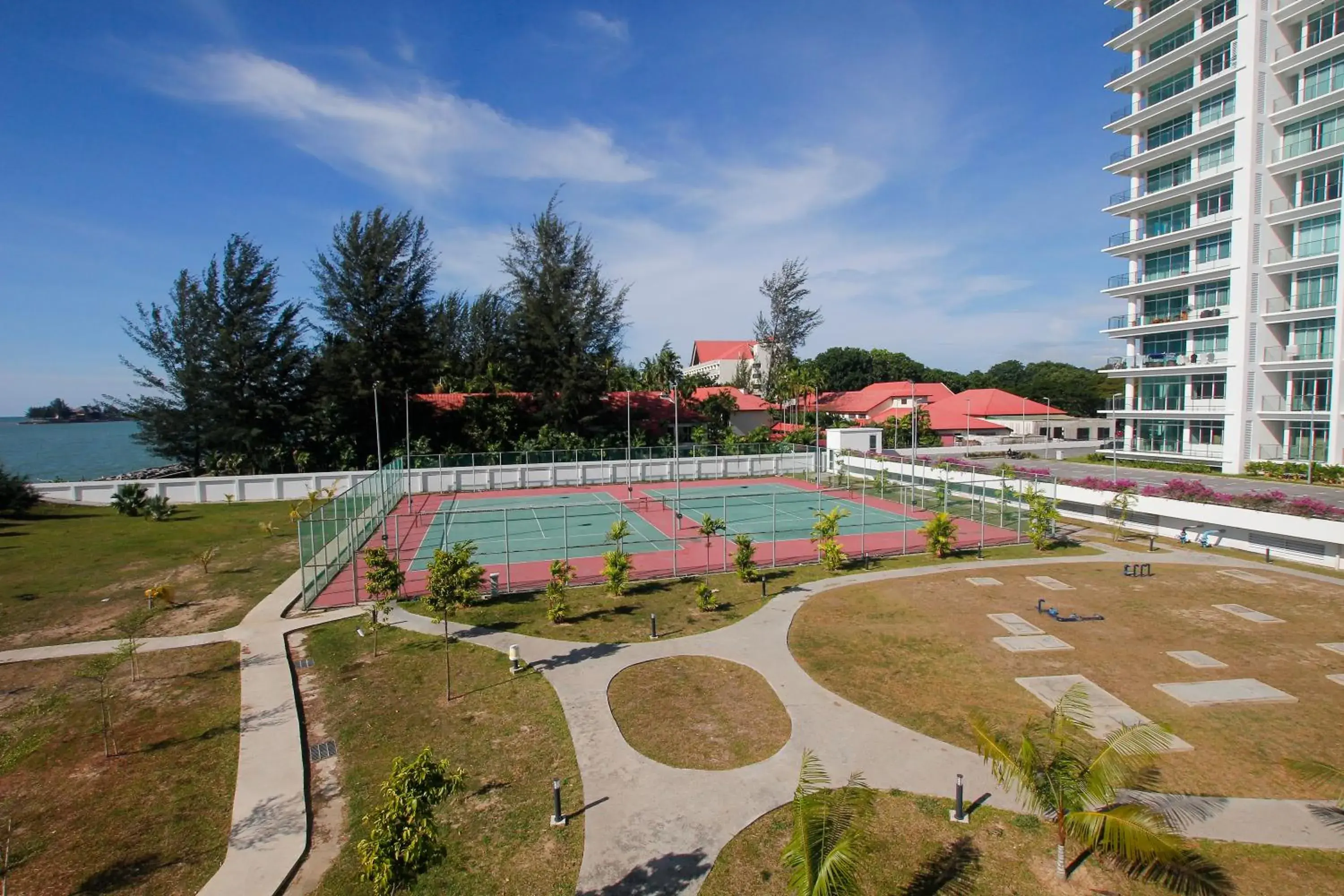 Tennis court in Bay Resort by Imperial Suites Miri , Diamond Tower Tennis court in Bay Resort by Imperial Suites Miri , Diamond Tower