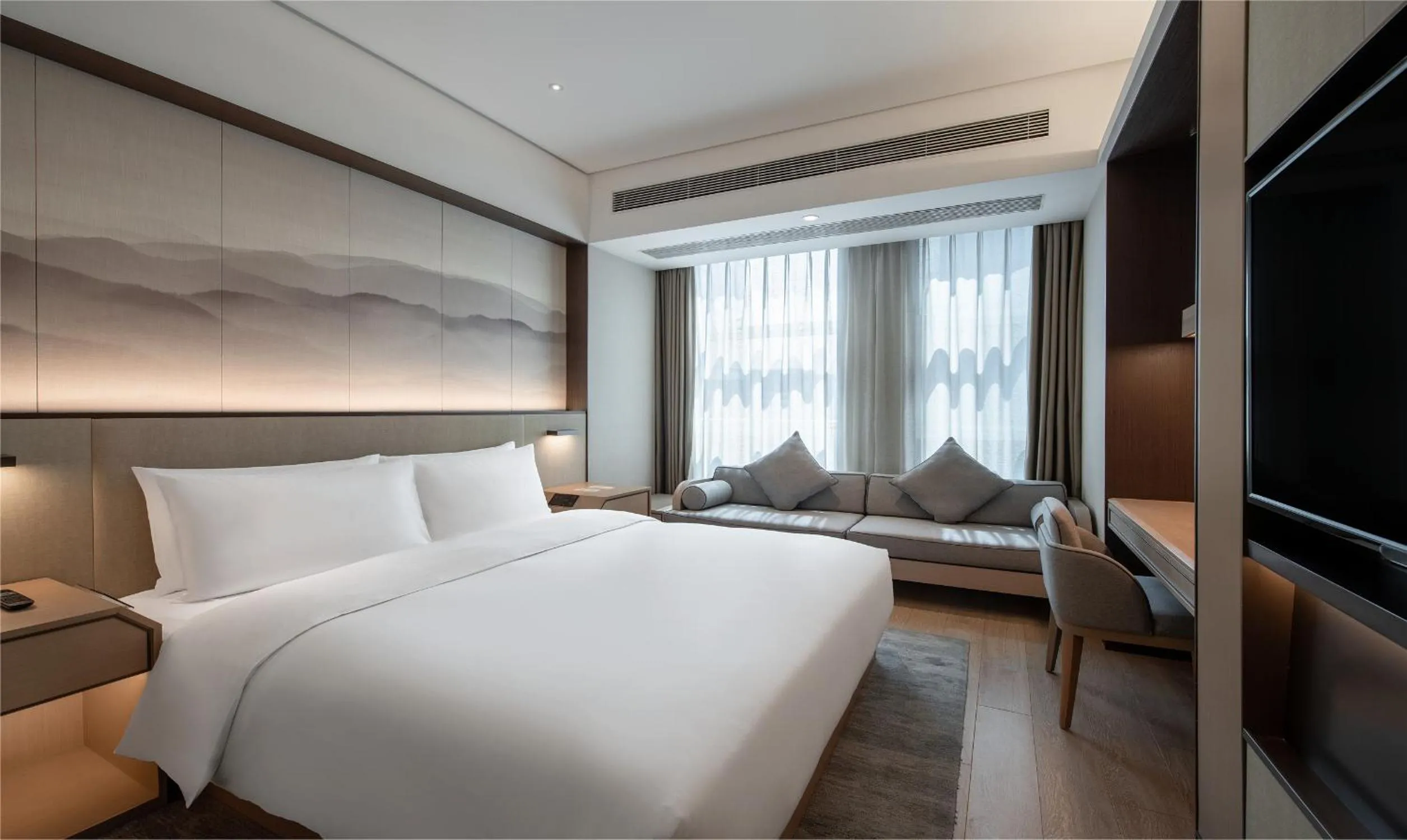Bed in JOYA Hotel Chengdu High Technology