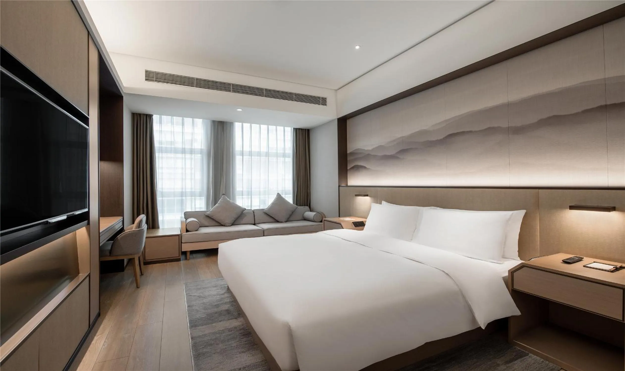 Bed in JOYA Hotel Chengdu High Technology