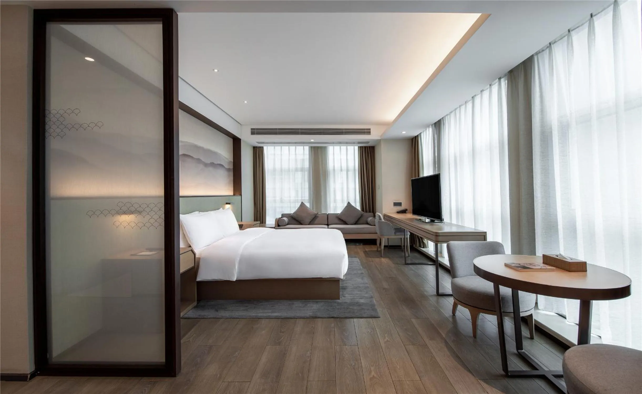Bedroom, Bed in JOYA Hotel Chengdu High Technology