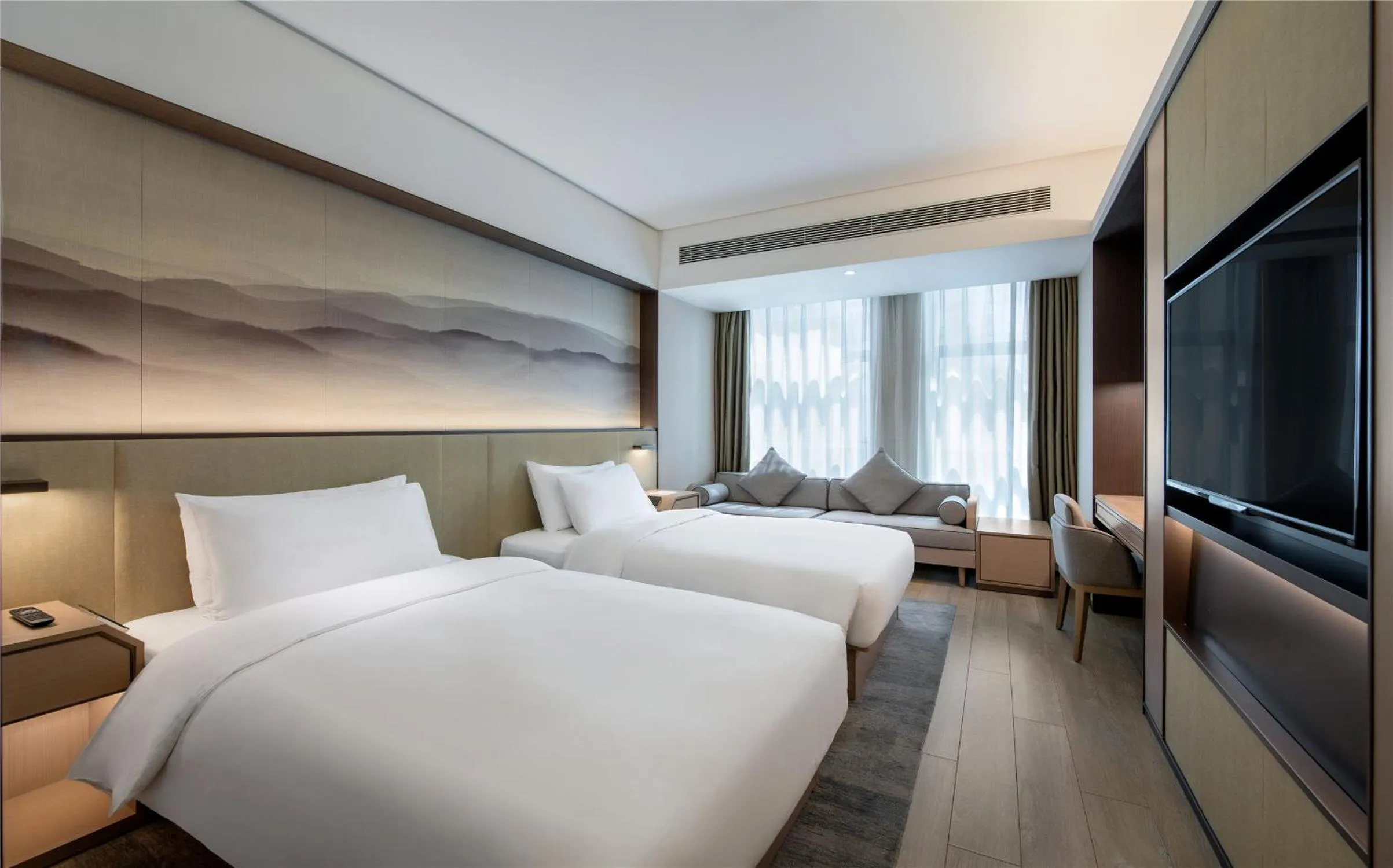 Bed in JOYA Hotel Chengdu High Technology