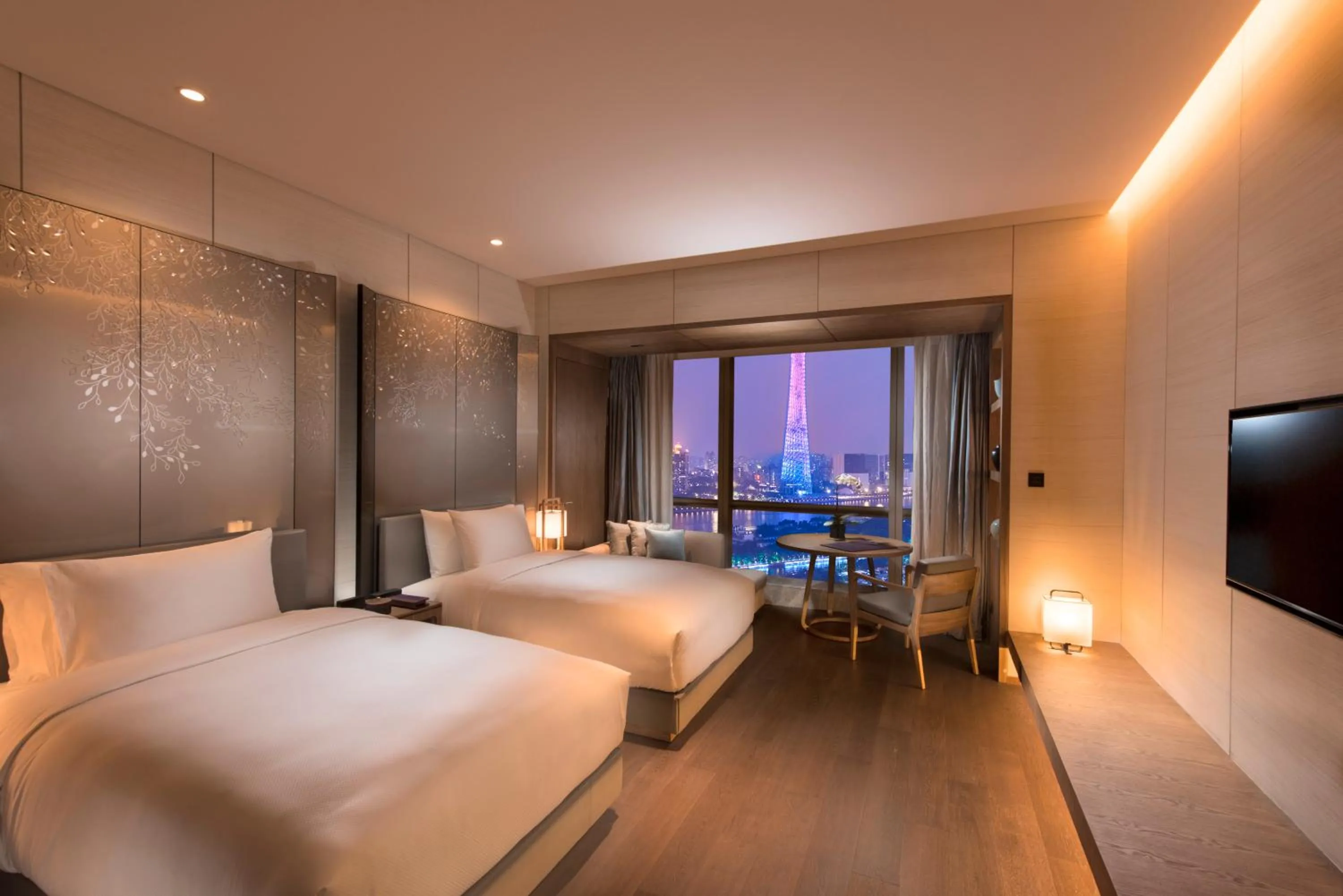 Bedroom, Bed in Conrad Guangzhou
