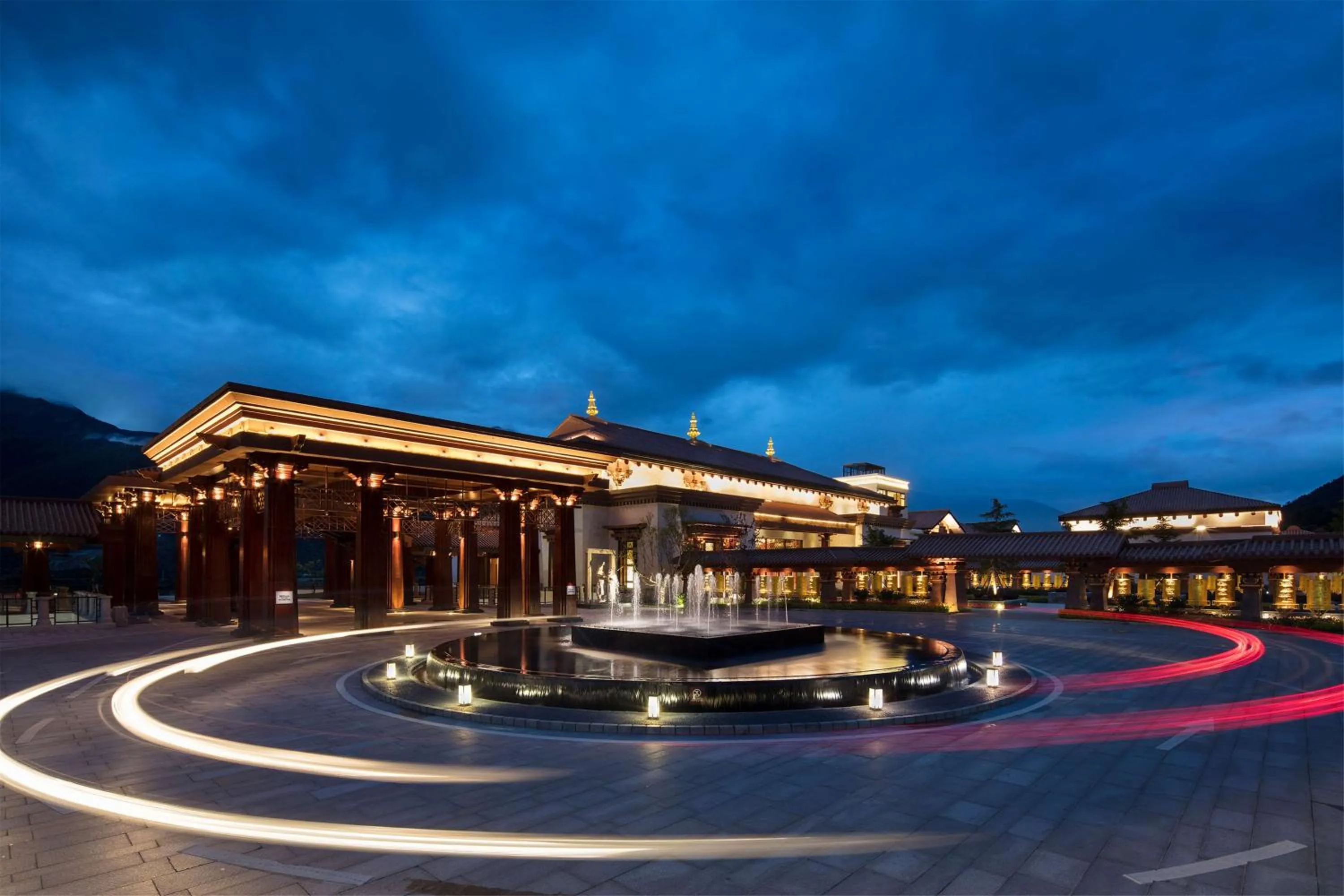 Property building in Hilton Linzhi Resort