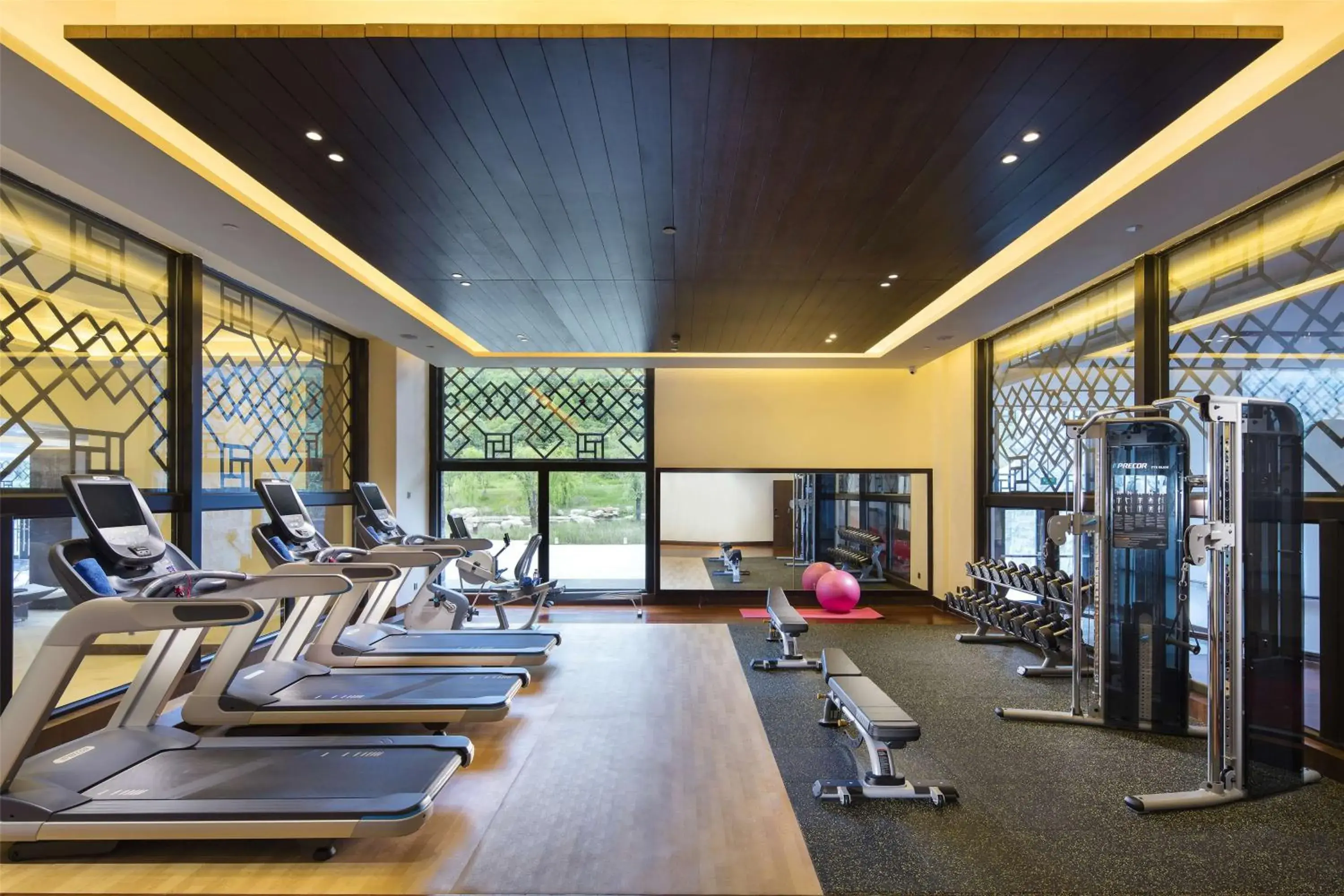 Fitness centre/facilities in Hilton Linzhi Resort Fitness centre/facilities in Hilton Linzhi Resort