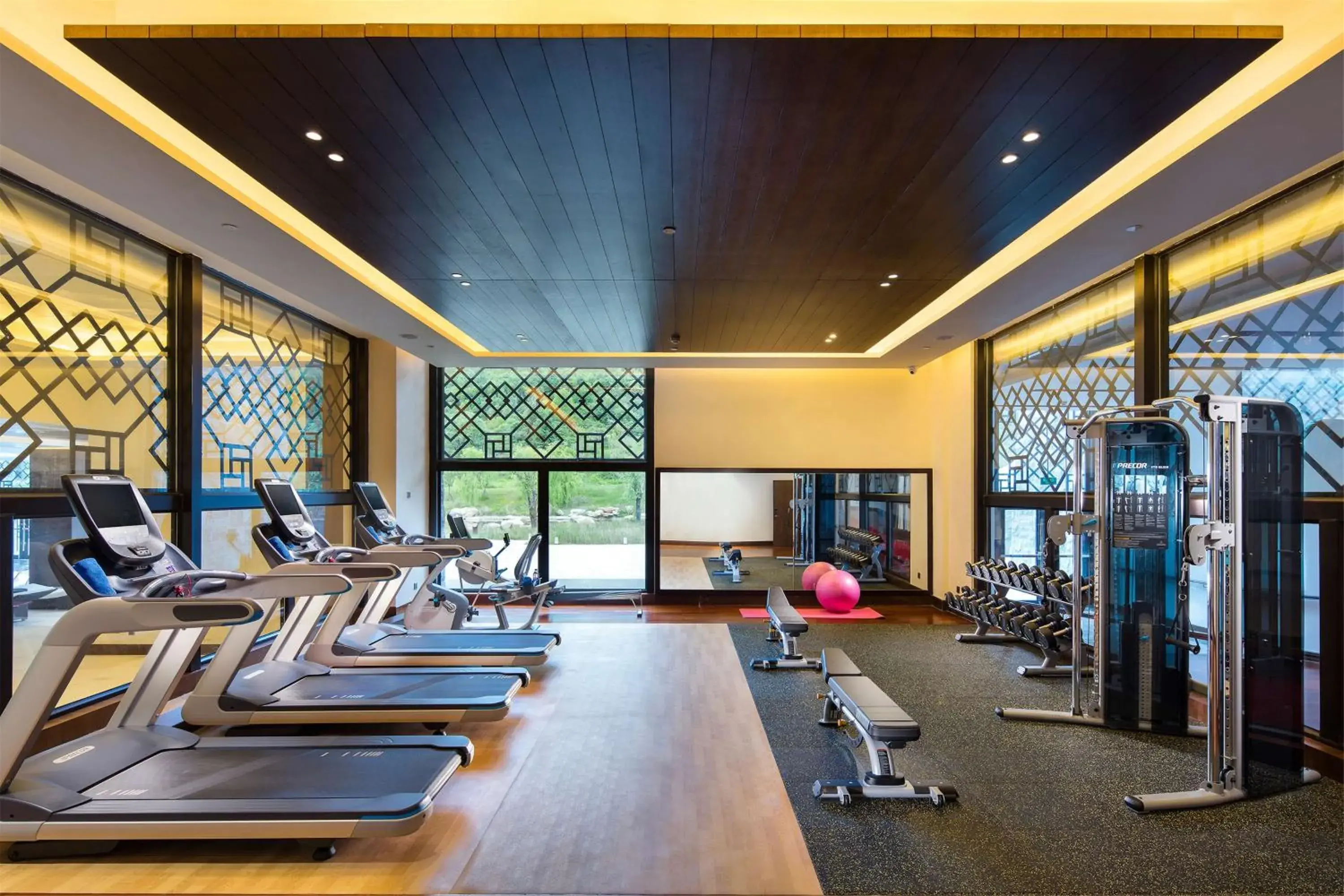 Fitness centre/facilities in Hilton Linzhi Resort Fitness centre/facilities in Hilton Linzhi Resort