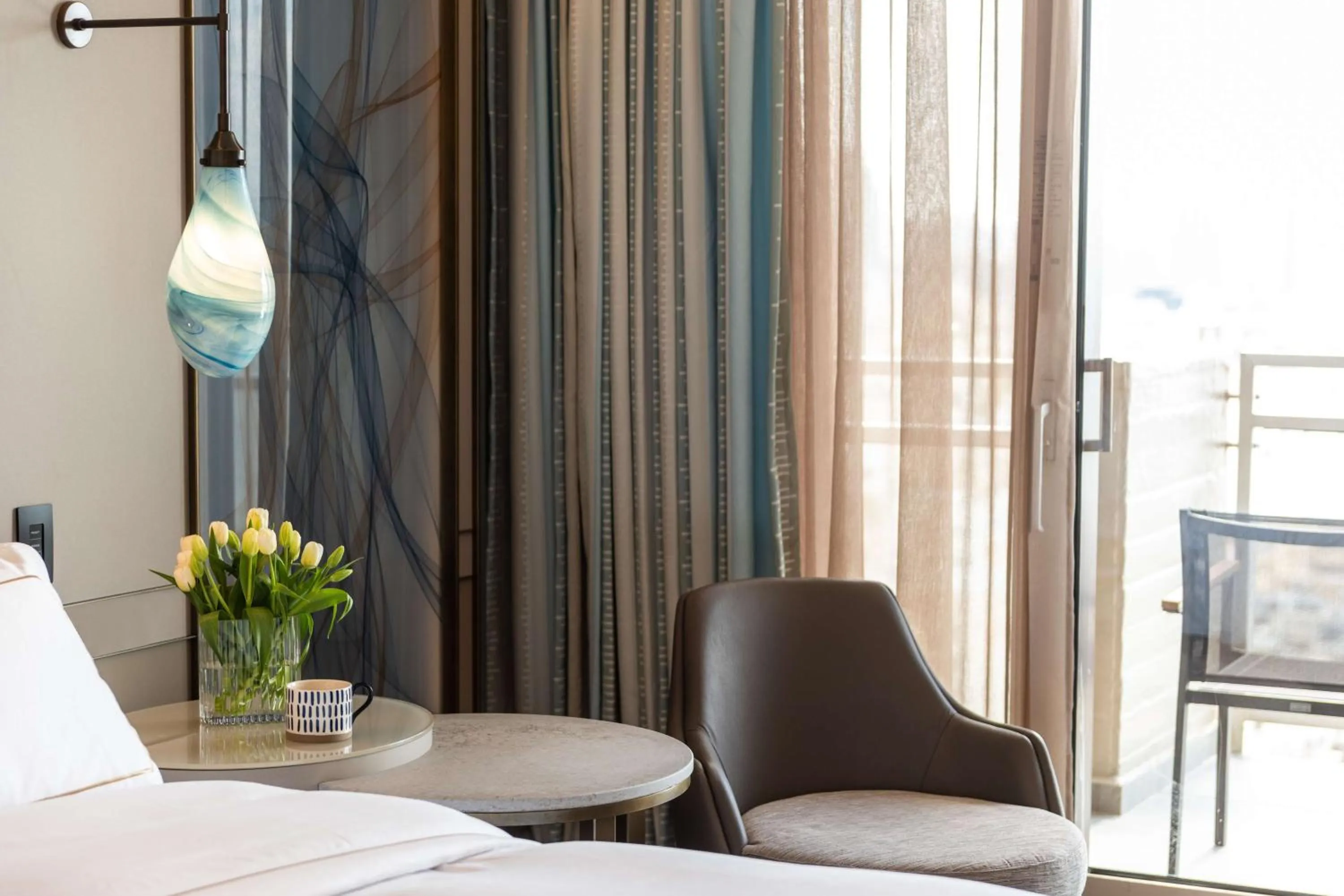 Bed in The Vista At Hilton Tel Aviv