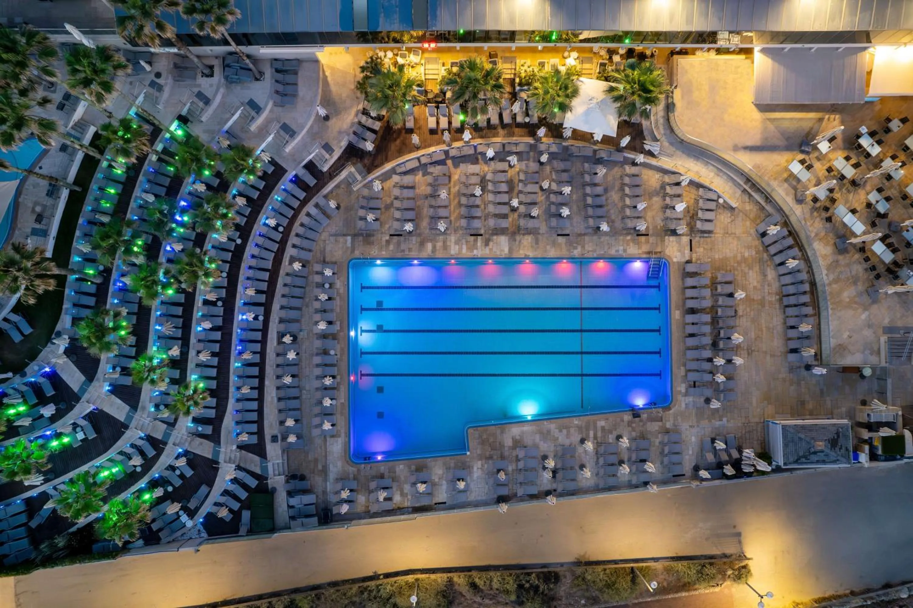 Pool view in The Vista At Hilton Tel Aviv