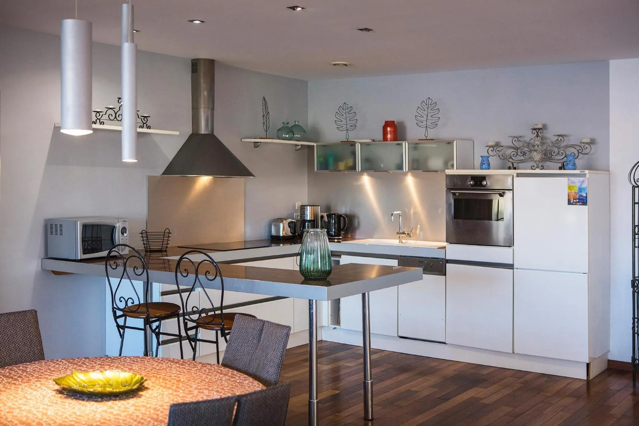 kitchen in Hotel Le Bon Port