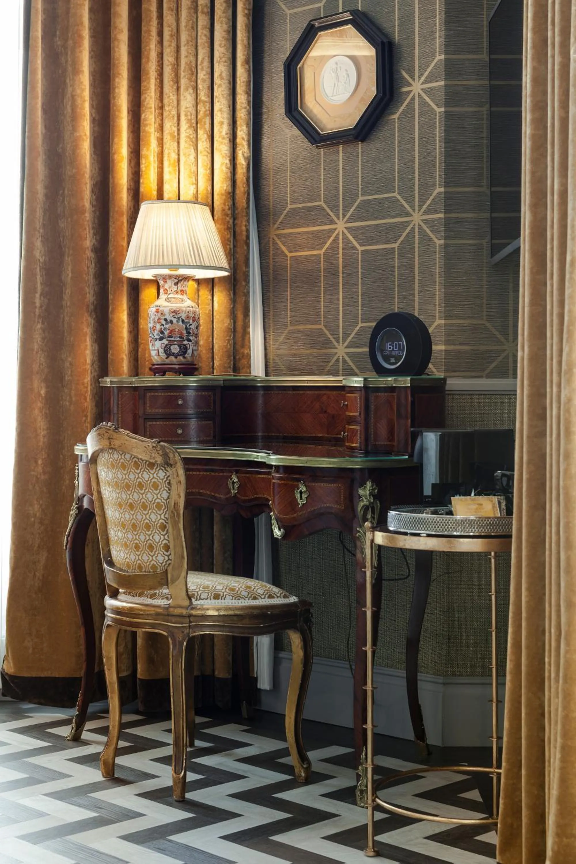 Seating area in Relais & Châteaux Heritage Hotel