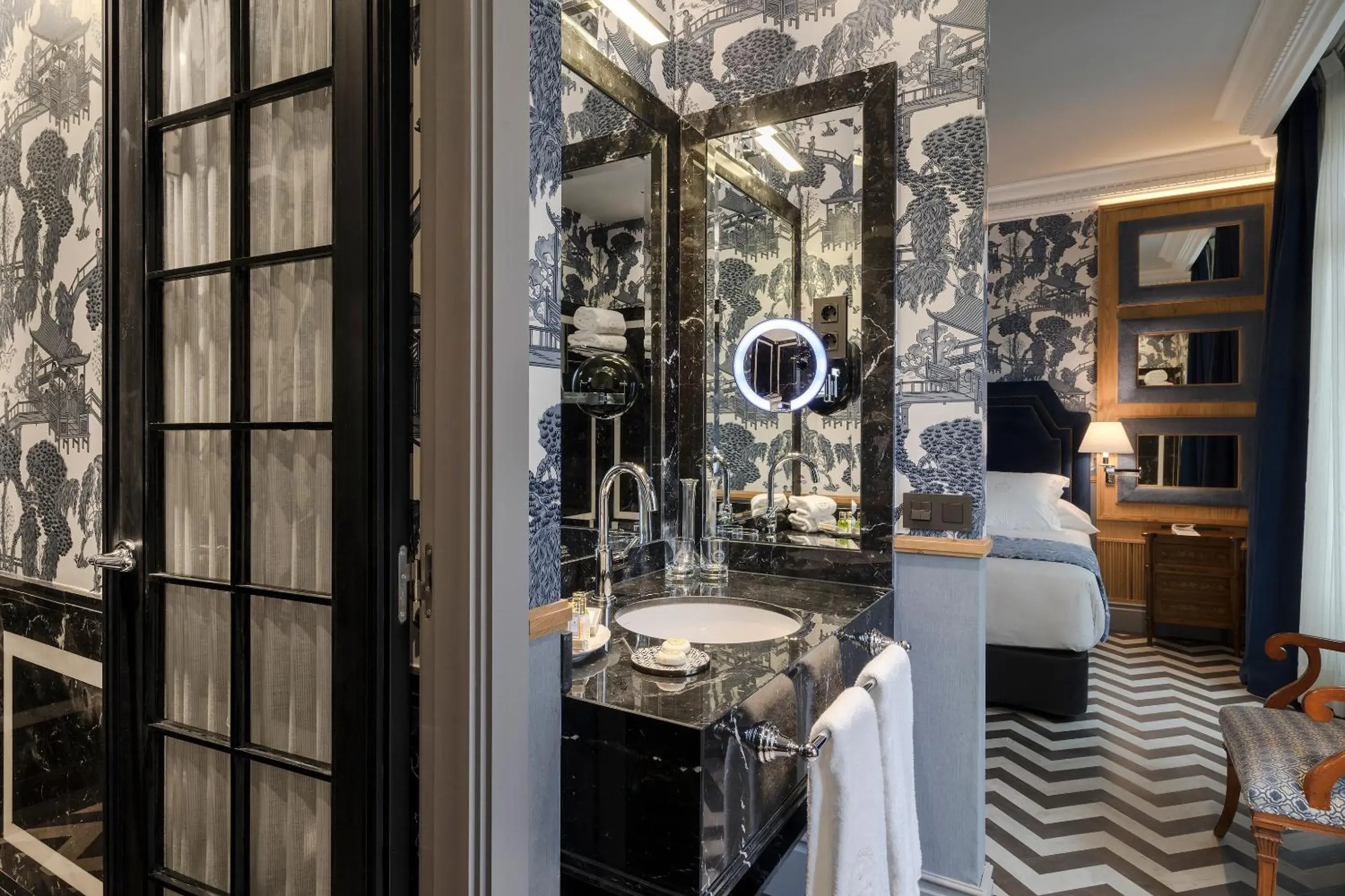 Bathroom in Relais & Châteaux Heritage Hotel Bathroom in Relais & Châteaux Heritage Hotel