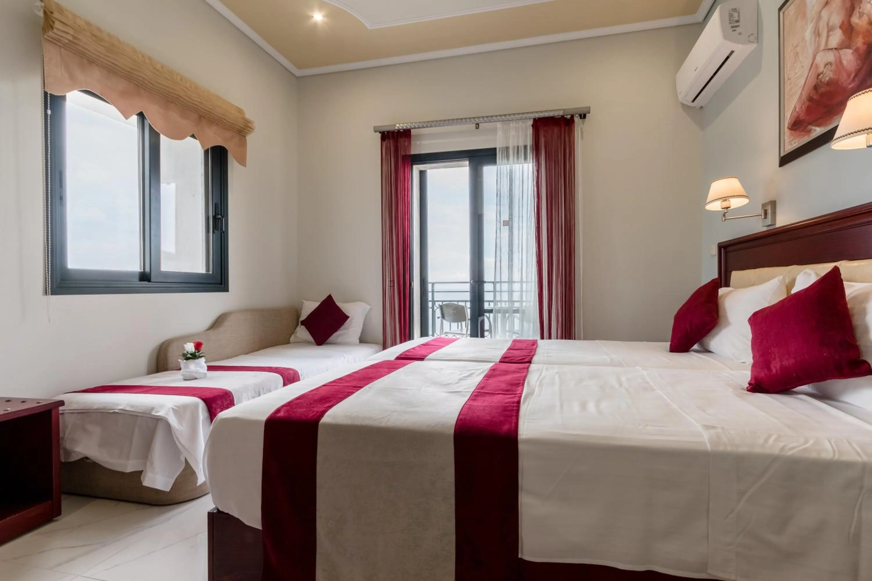 Bed in Hotel Villa Nisteri