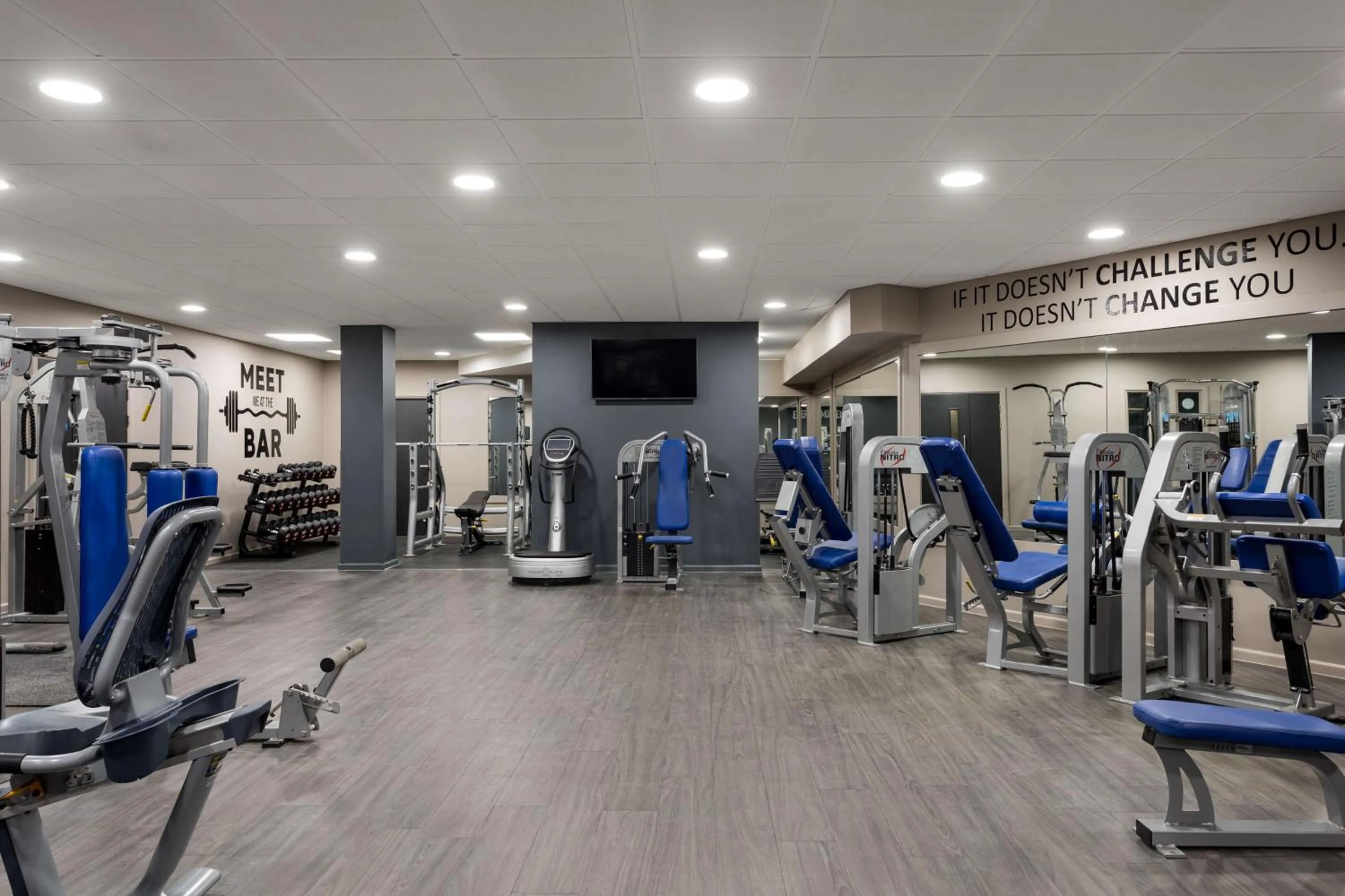 Fitness centre/facilities in Radisson Blu Hotel London Stansted Airport