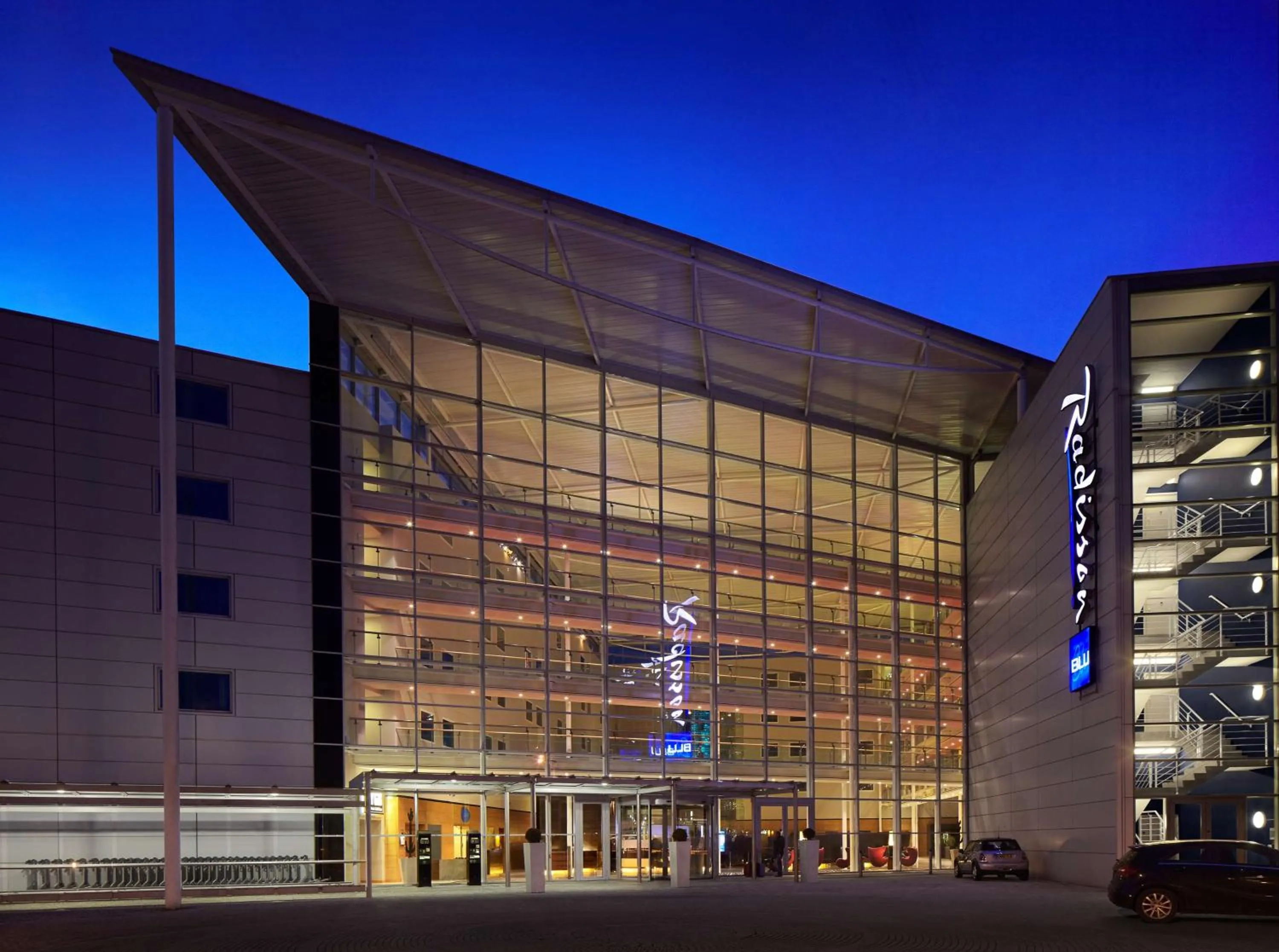Property building in Radisson Blu Hotel London Stansted Airport
