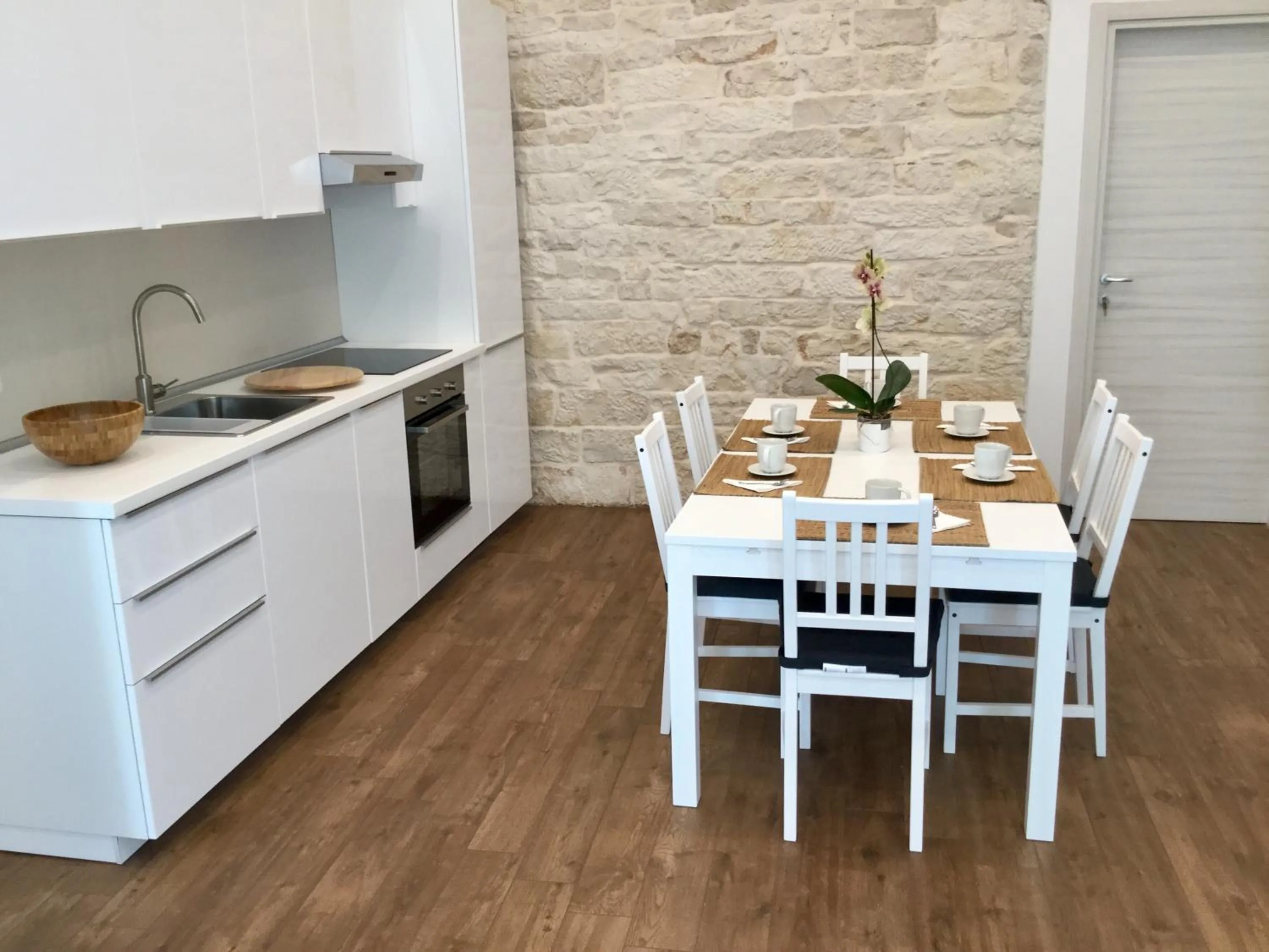 Communal kitchen in B&B Sant'Agostino