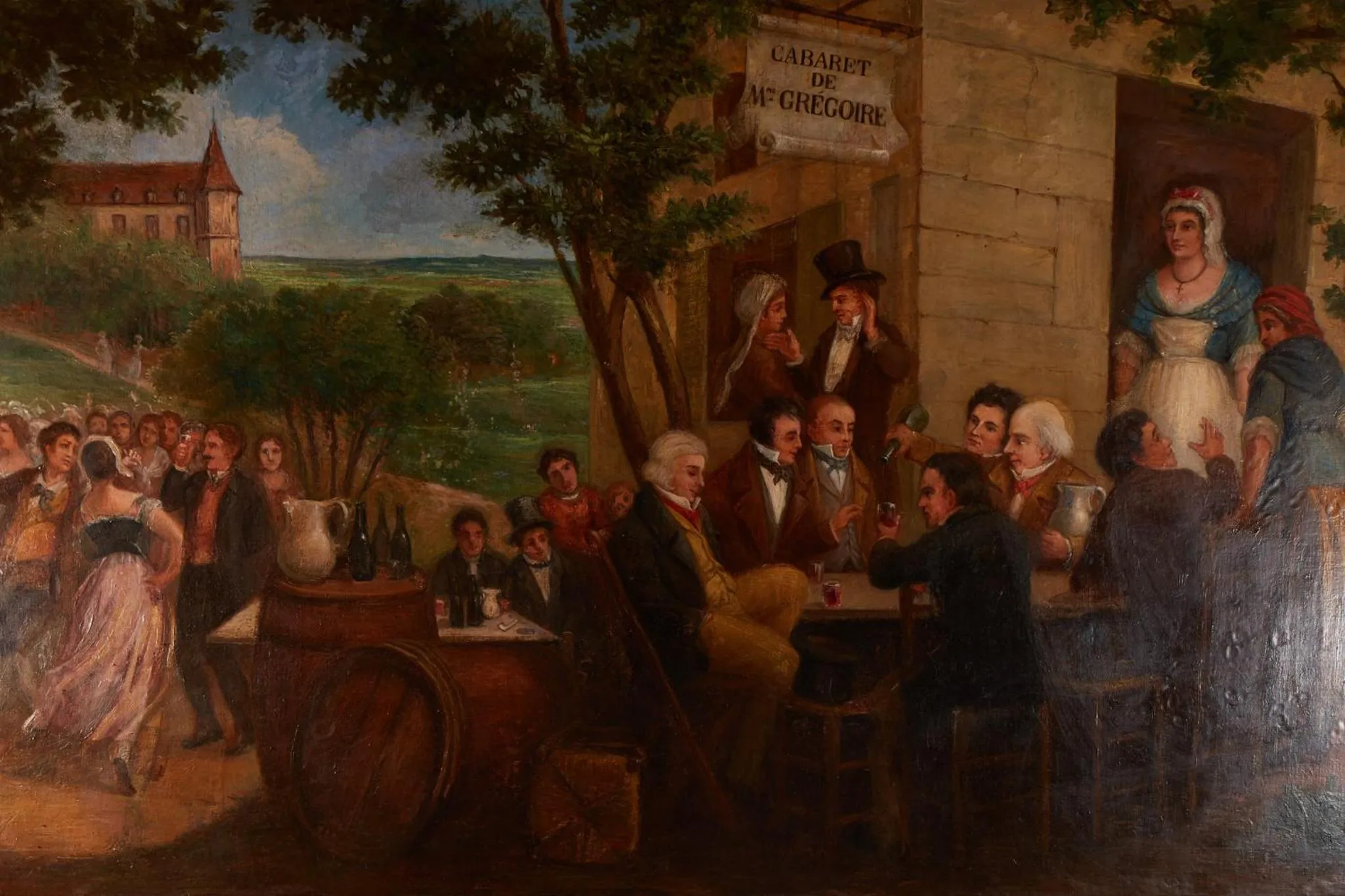 Decorative detail in Le Vert Galant - Auberge Etchegorry