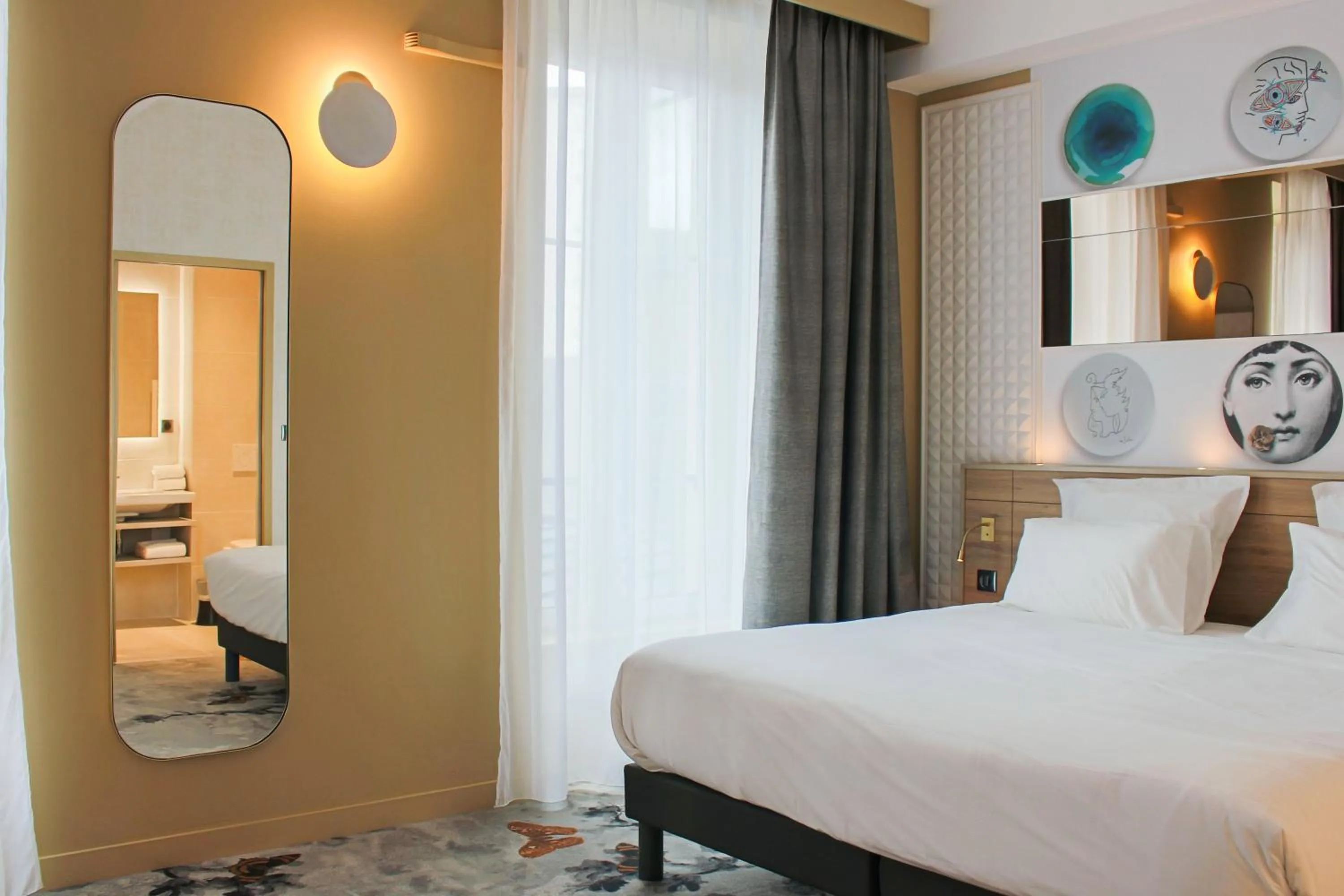 Bed in Brit Hotel Limoges Centre Gare - Hôtel & Spa