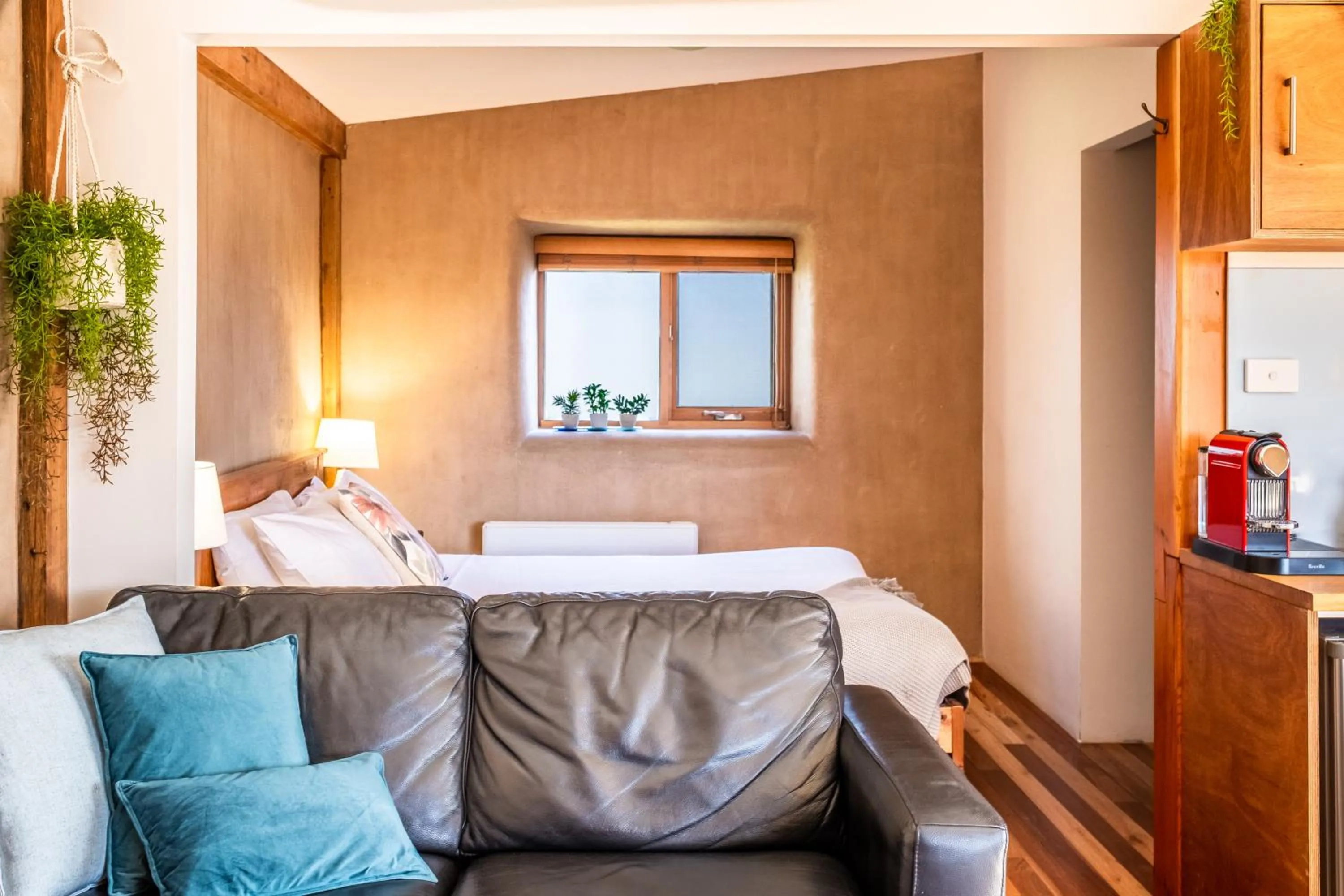 Bed in Studio 59 Holiday Home
