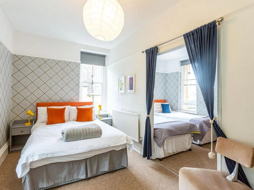 Bed in Norbury House Stylish Accommodation