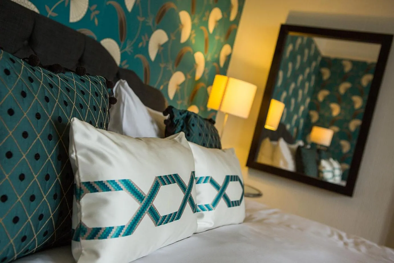 Decorative detail, Bed in Norbury House Stylish Accommodation