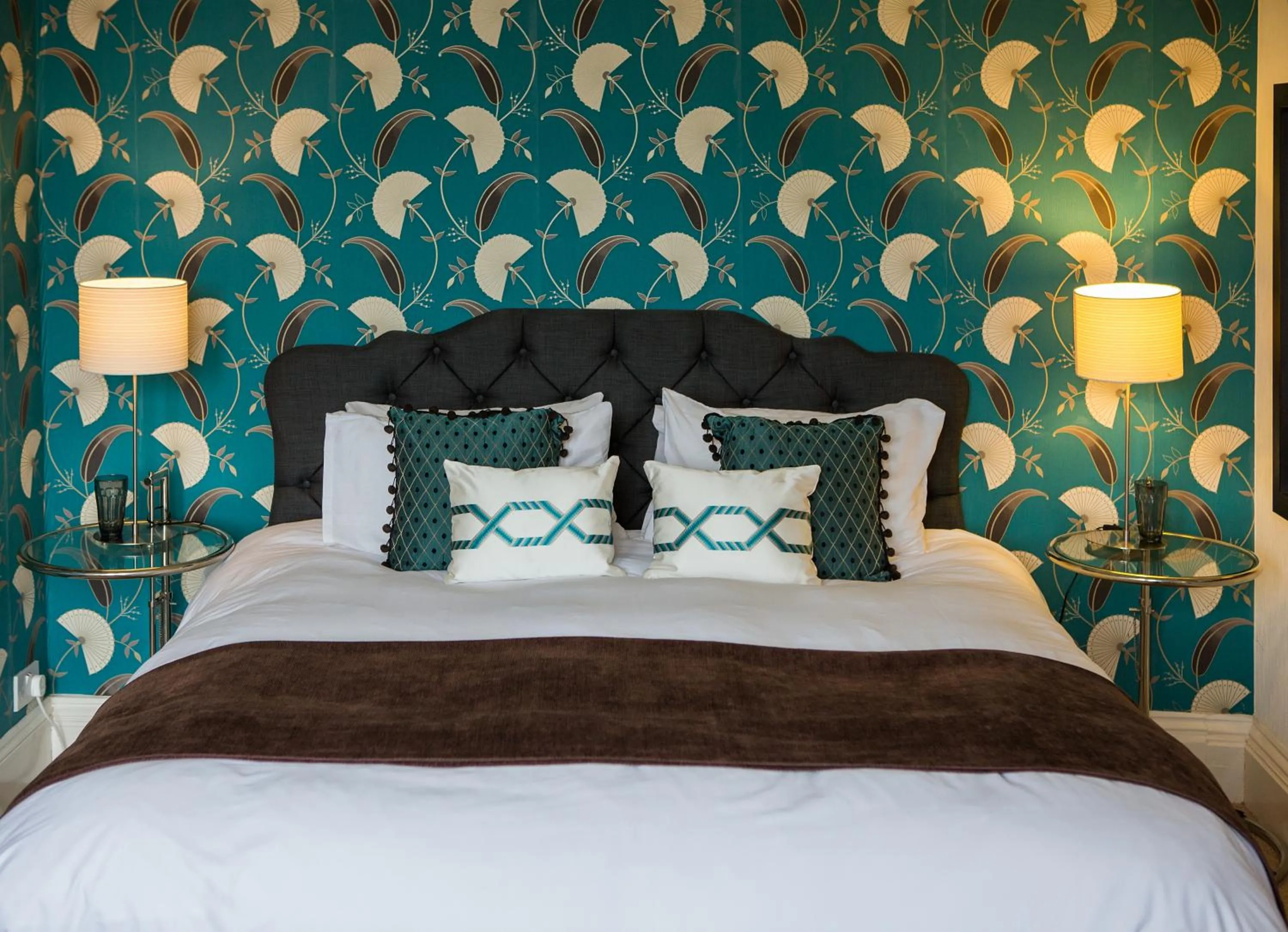 Bed in Norbury House Stylish Accommodation