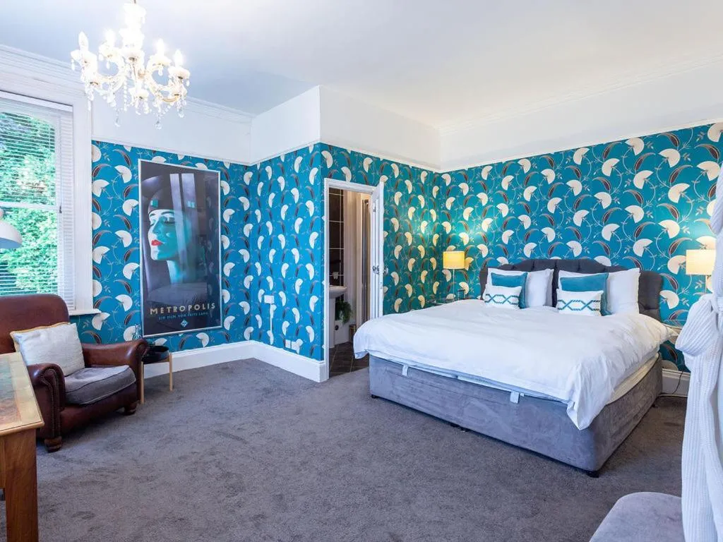 Bed in Norbury House Stylish Accommodation