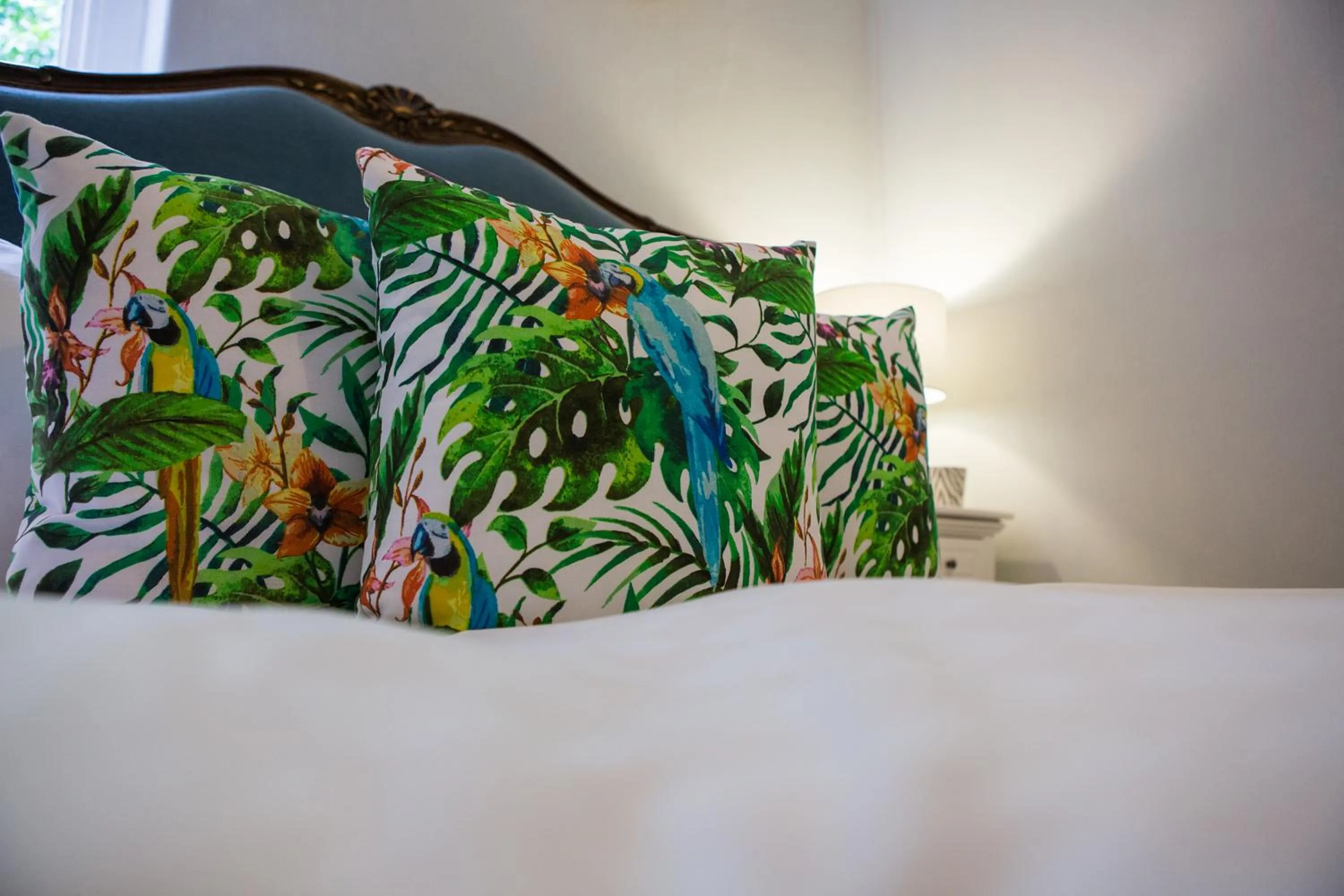 Decorative detail, Bed in Norbury House Stylish Accommodation