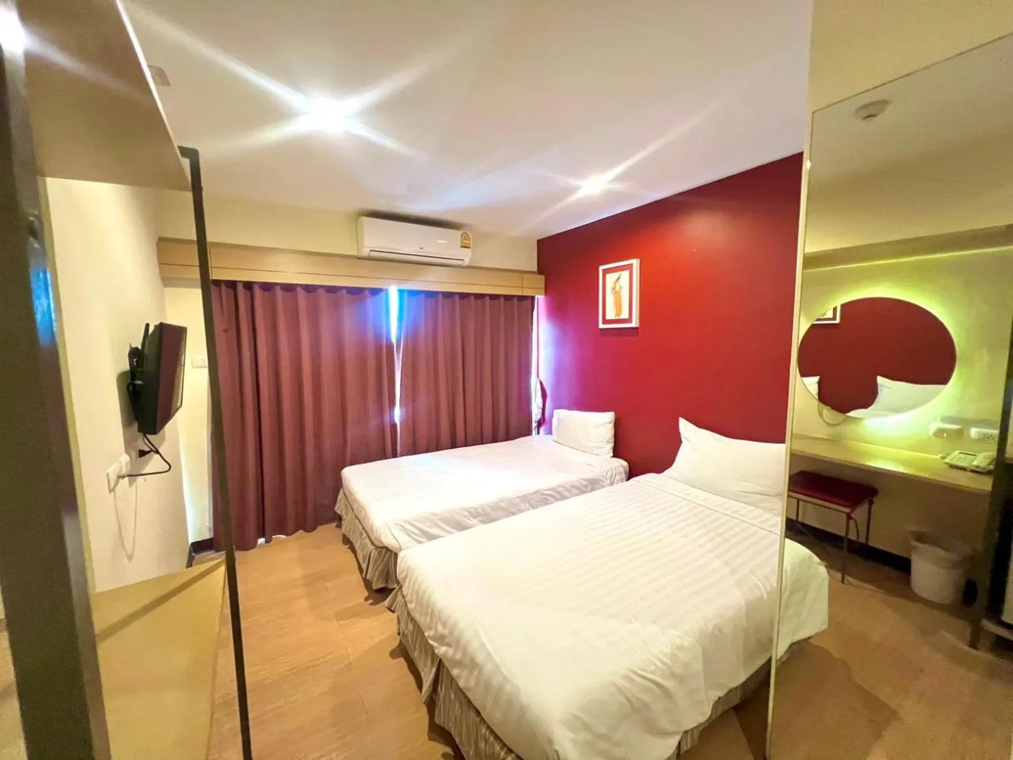 Bed in Klean Residence Hotel