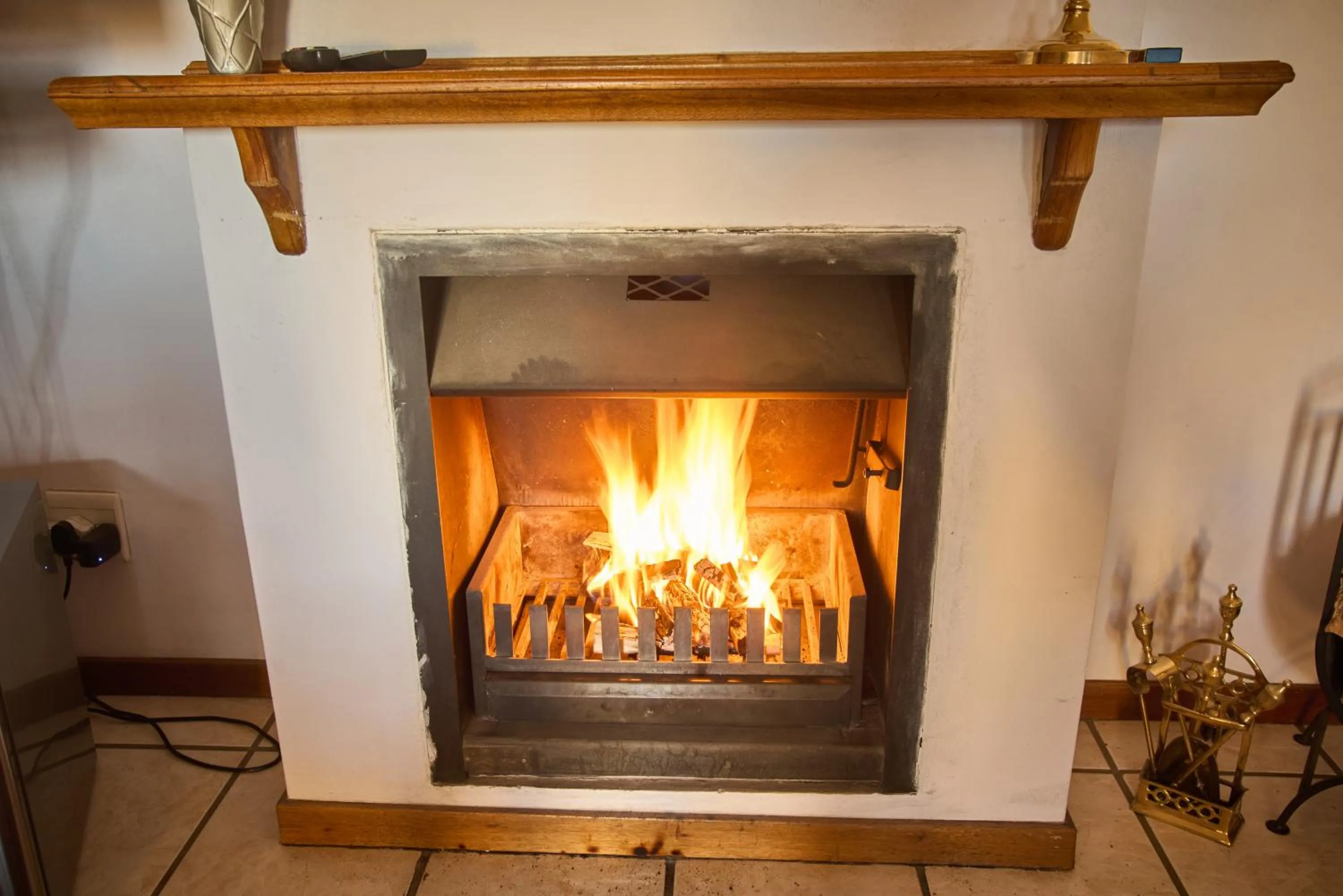 fireplace in Red Mountain House
