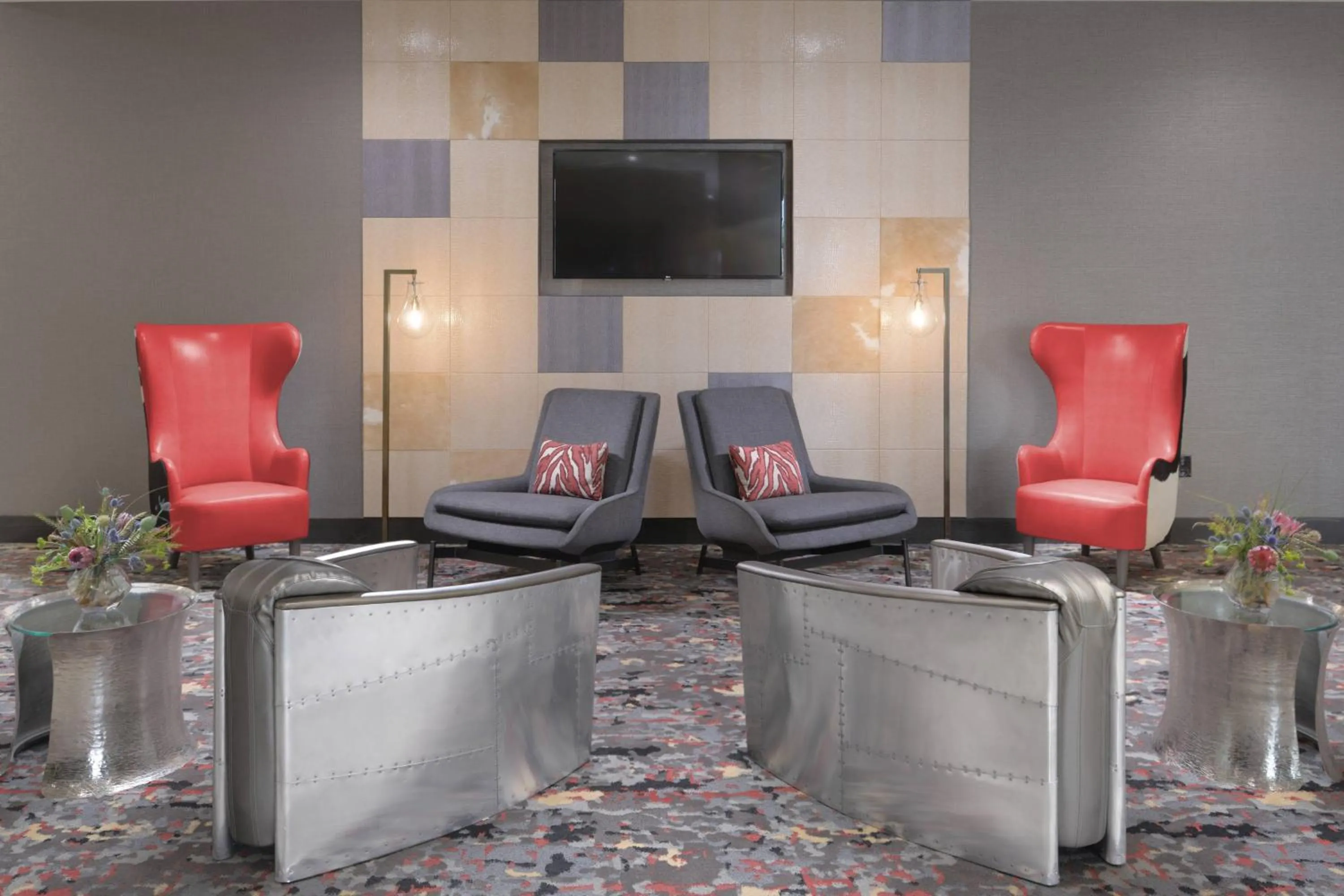 Lounge or bar in Courtyard by Marriott Austin Pflugerville