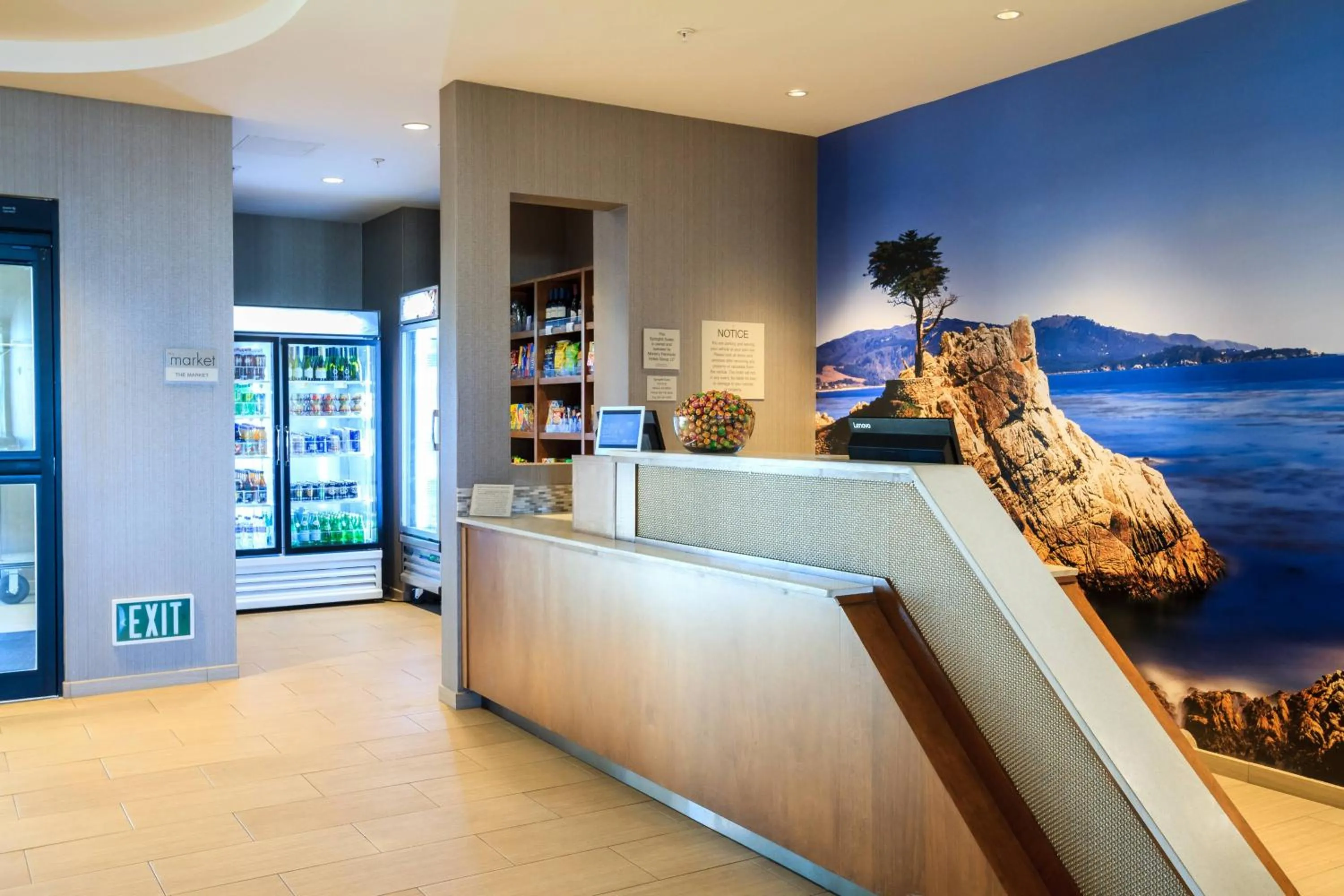 Lobby or reception in SpringHill Suites by Marriott The Dunes On Monterey Bay