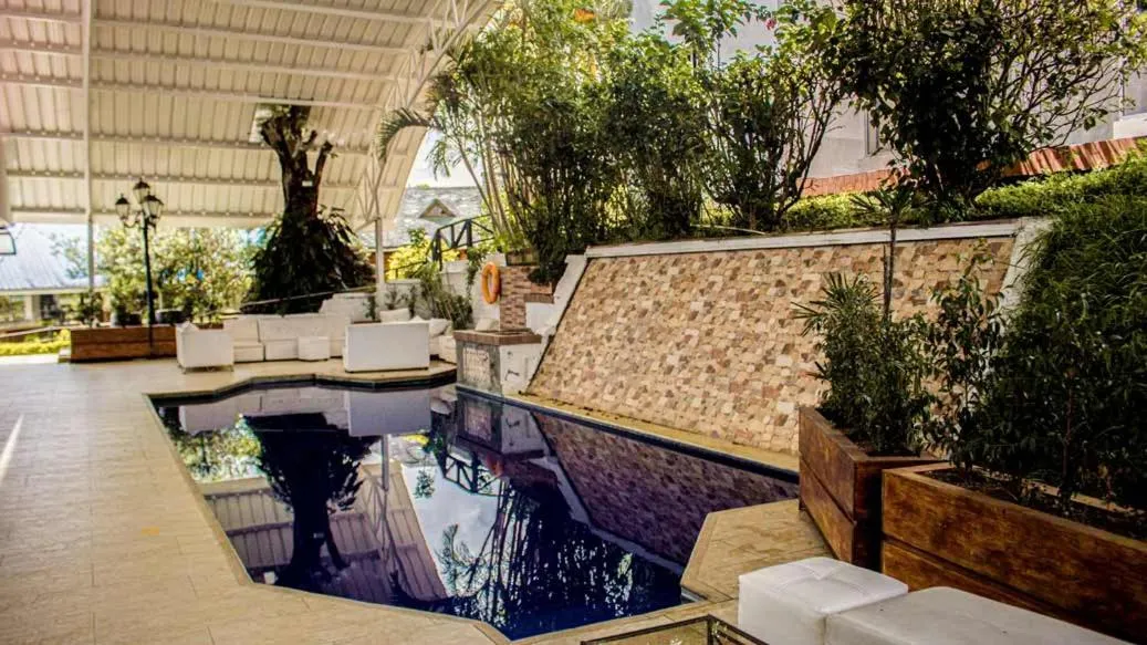 Swimming pool in Hotel Campestre La Posada Del Rancho