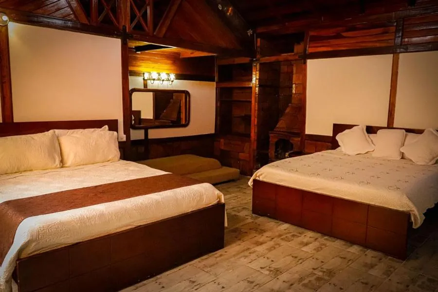 Bed in Hotel Campestre La Posada Del Rancho