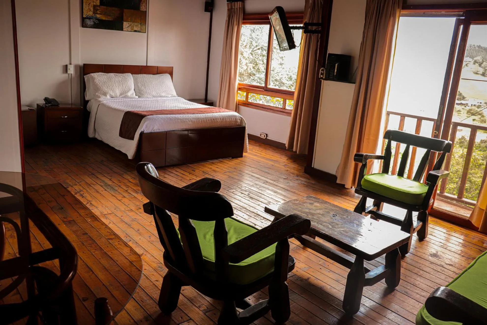 Bed in Hotel Campestre La Posada Del Rancho