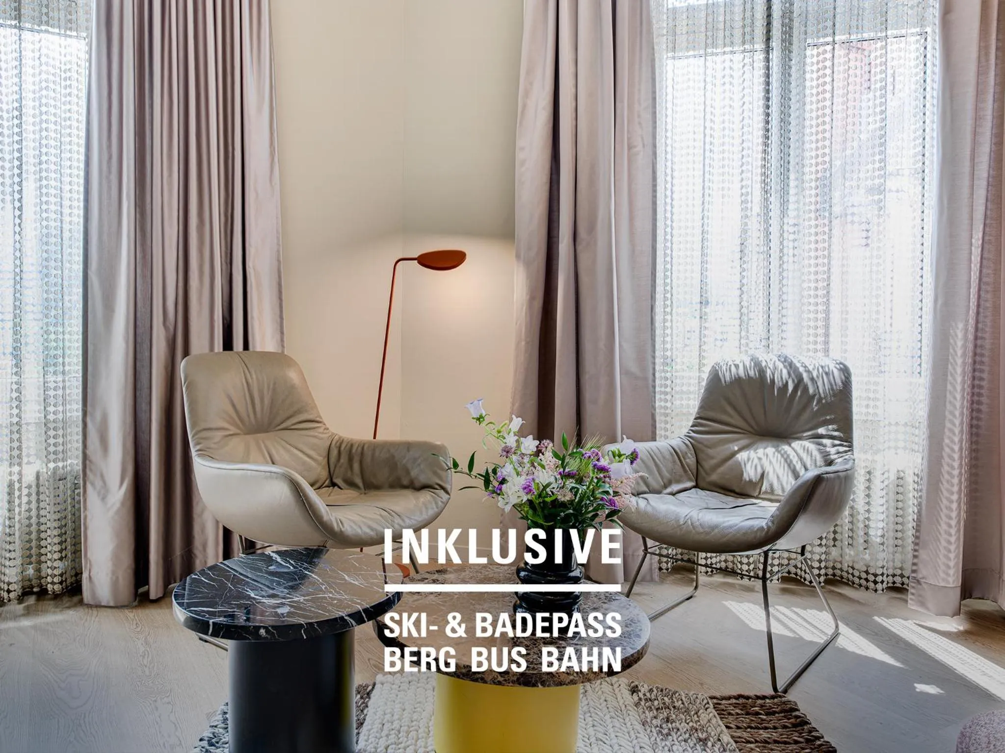 Seating area in Hotel Belvedere Scuol